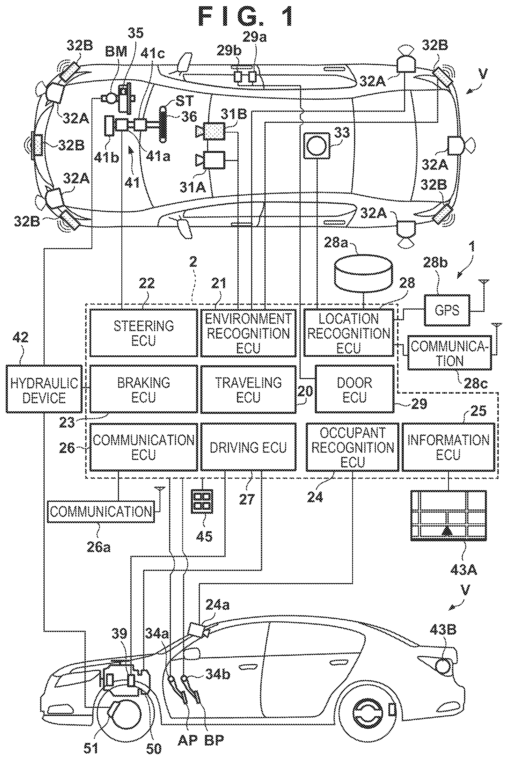 Patent US12112590 — Contact detection device — Figure 1