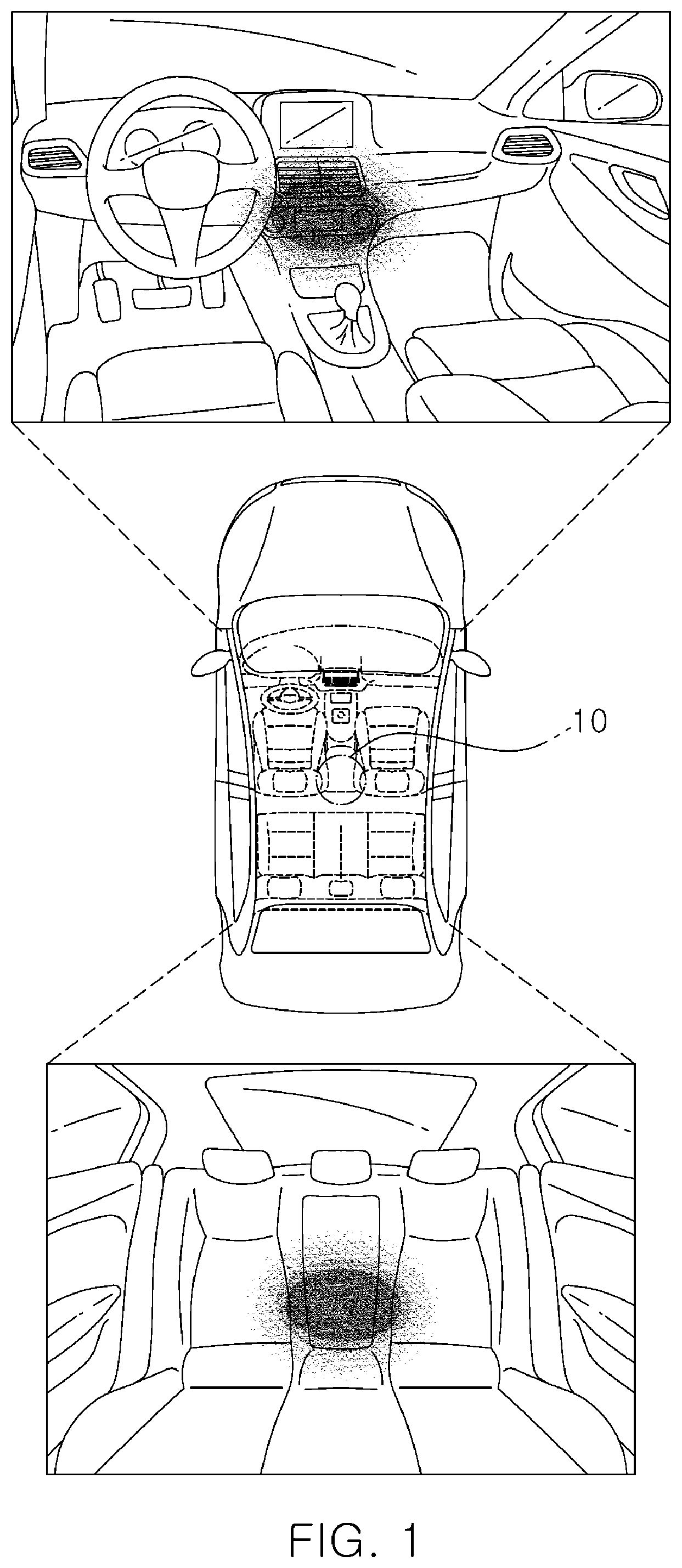 Patent US12112591 Figure 1 – AI-based noise generation diagnosis apparatus and method of PE components for electric vehicle