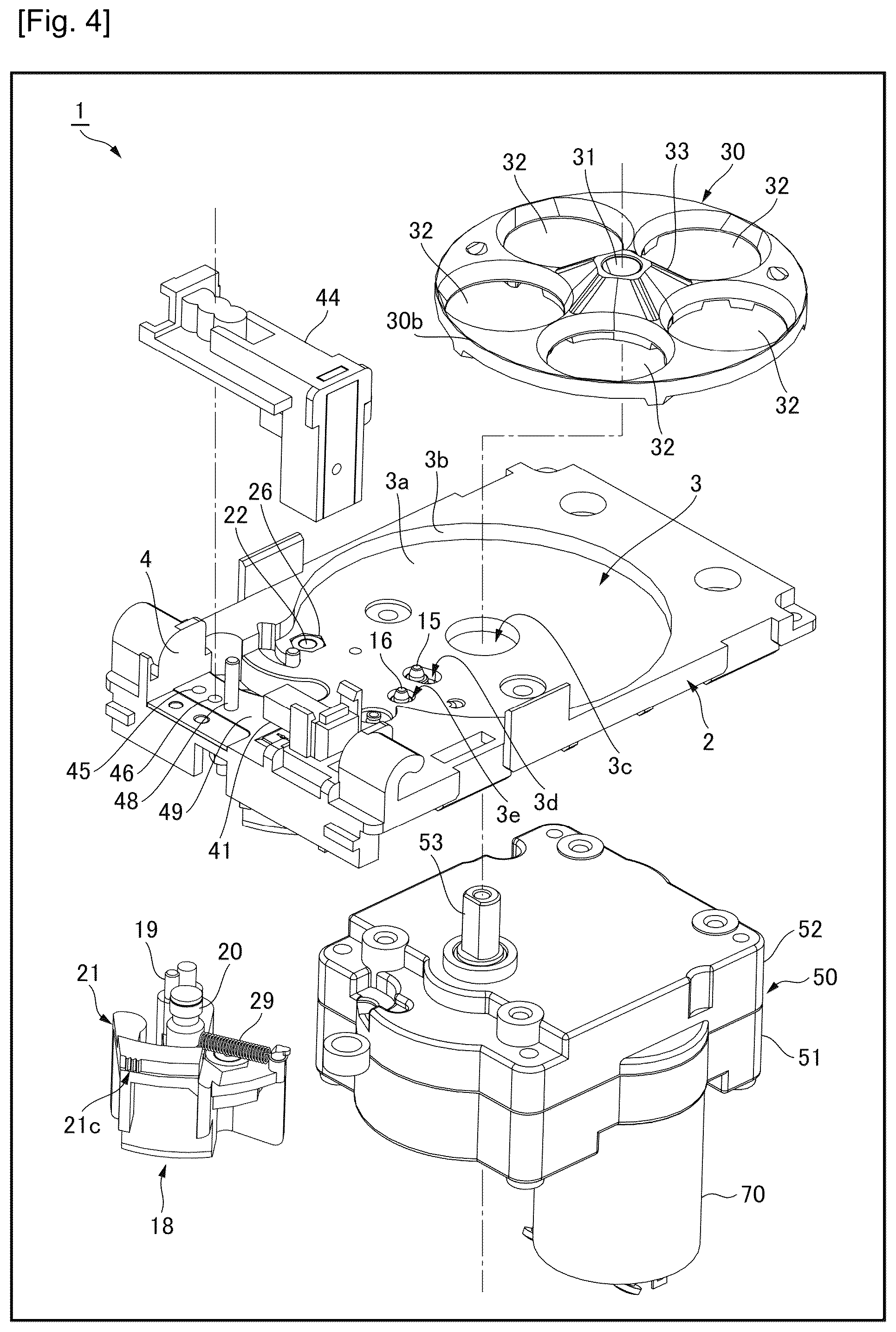 Patent US12112594 Figure 4 – Disk feeding device