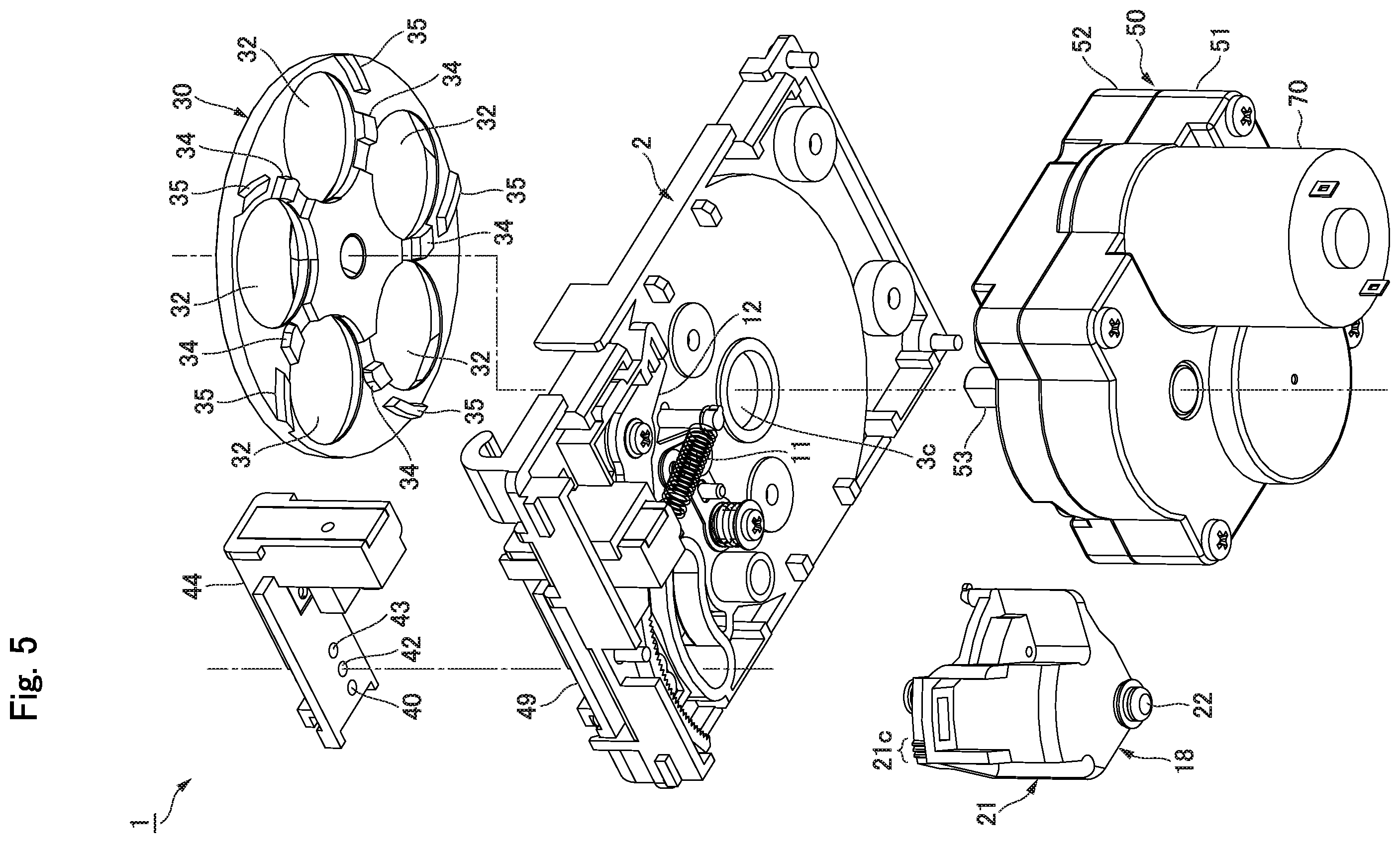 Patent US12112594 Figure 5 – Disk feeding device