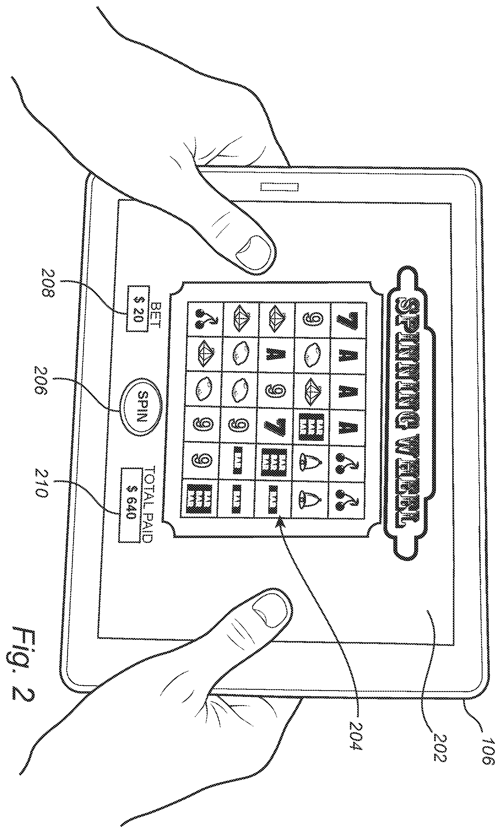 Patent US12112597 Figure 2 – Method for a gaming system