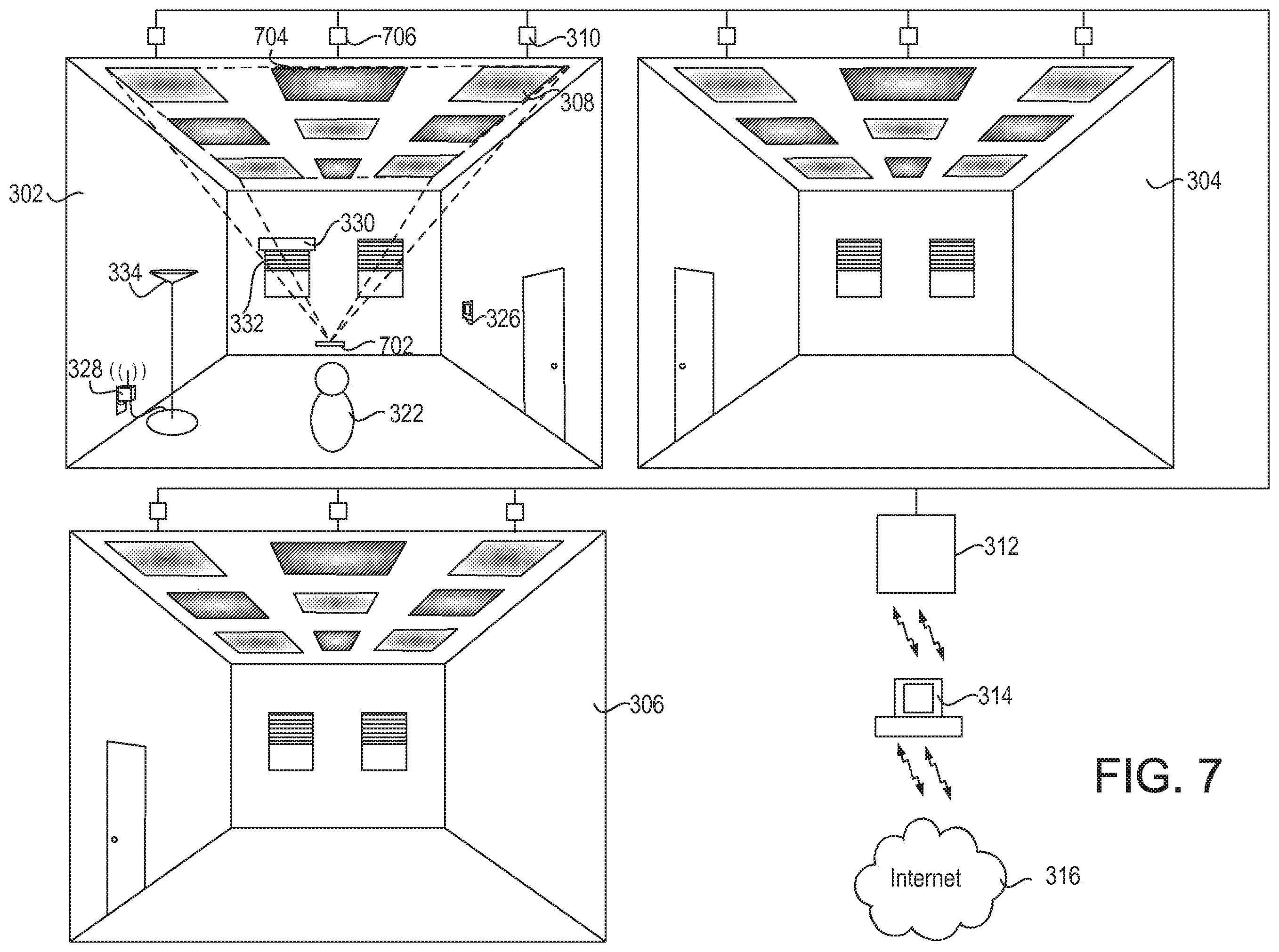 Patent US12112615 Figure 9 – Identification of load control devices