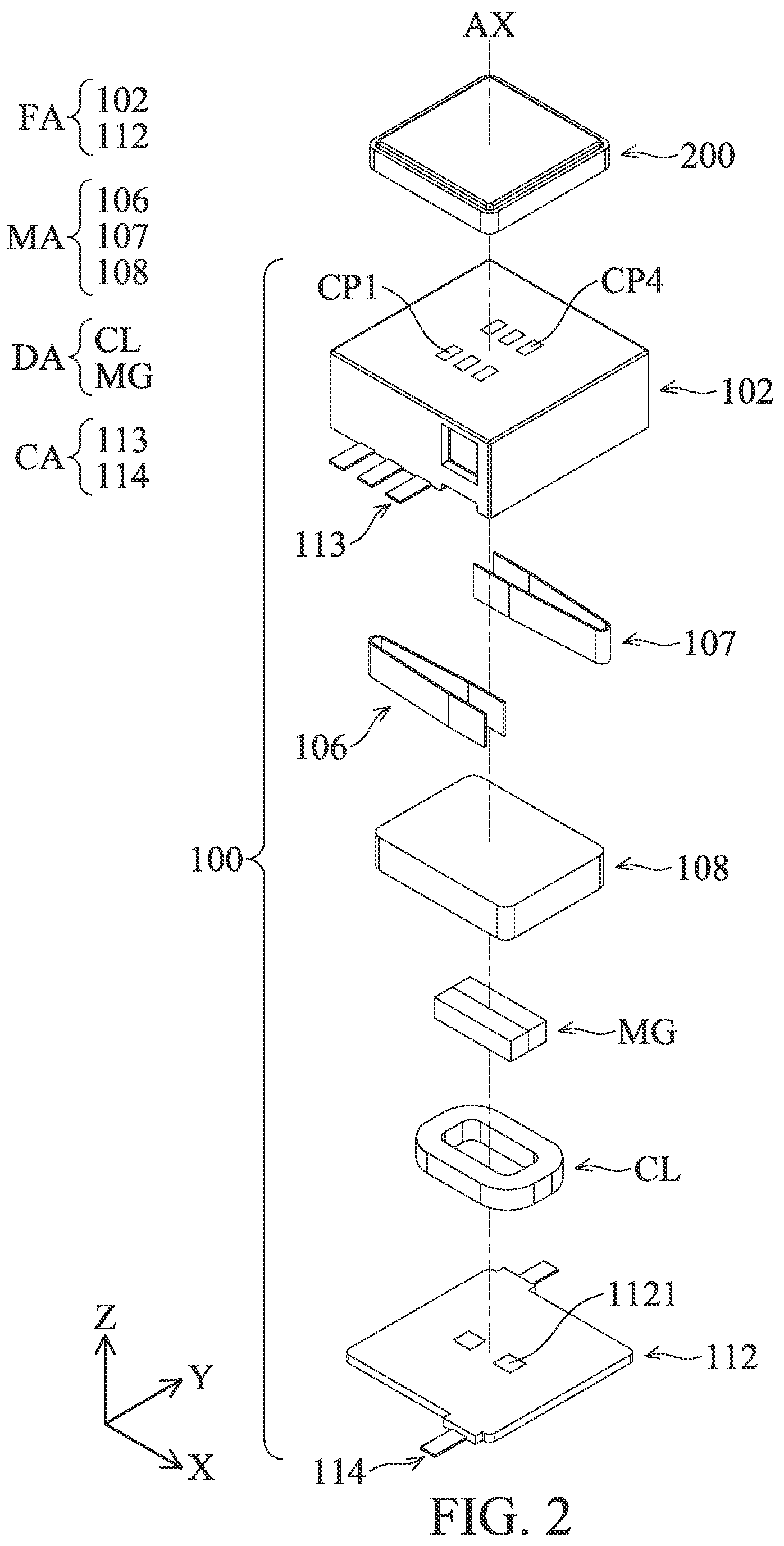 Patent US12112616 Figure 2 – Haptic feedback system