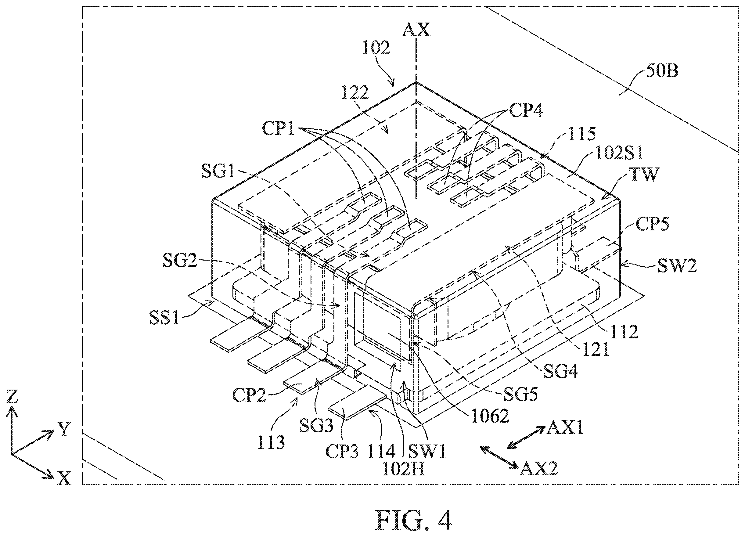 Patent US12112616 Figure 4 – Haptic feedback system