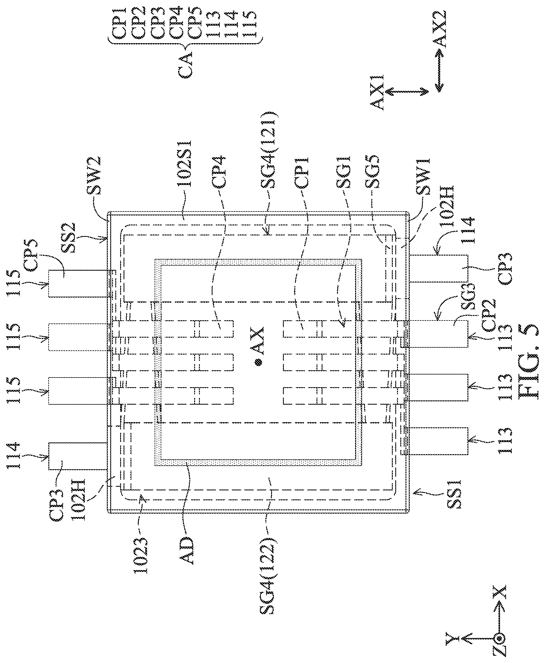Patent US12112616 Figure 5 – Haptic feedback system