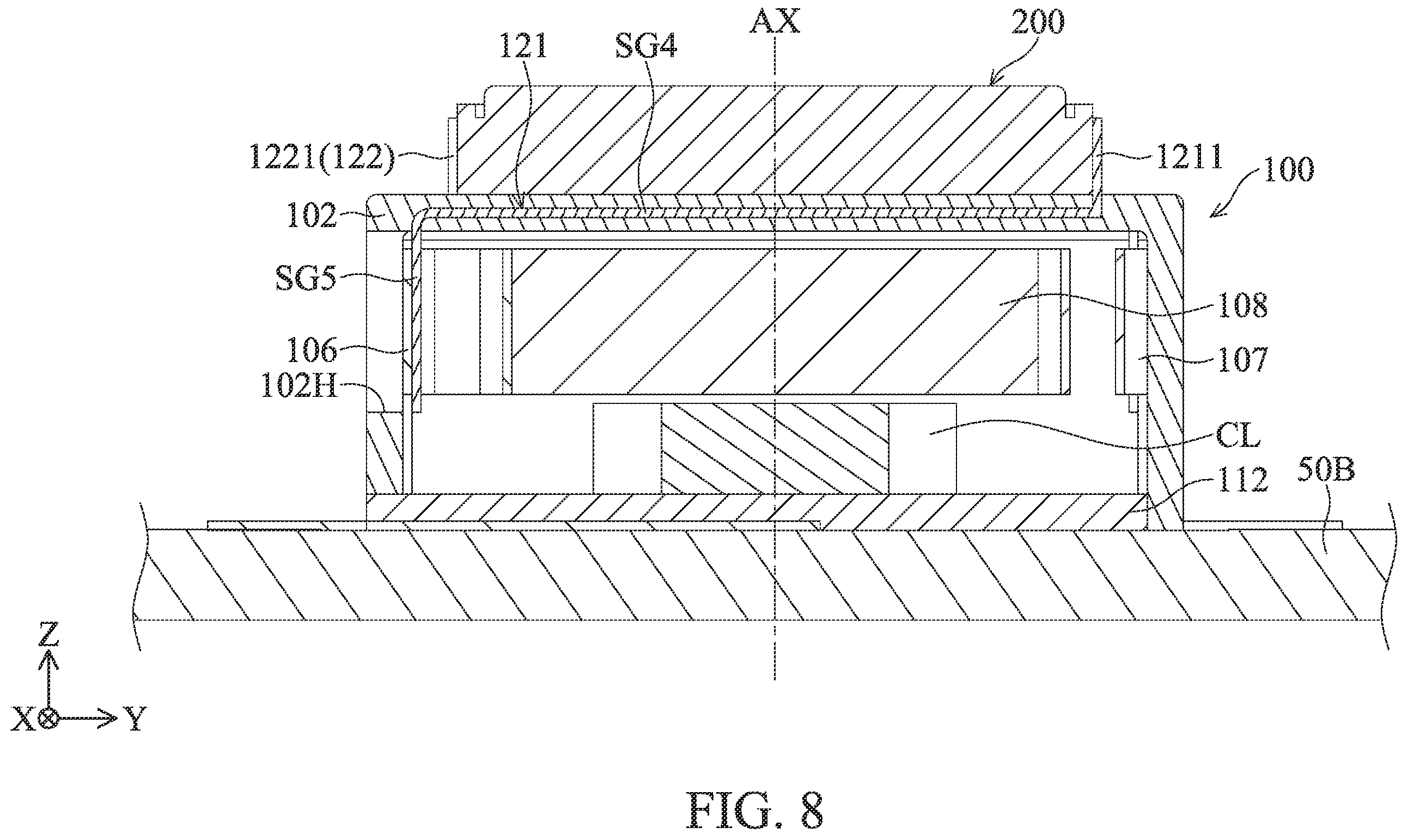 Patent US12112616 Figure 8 – Haptic feedback system