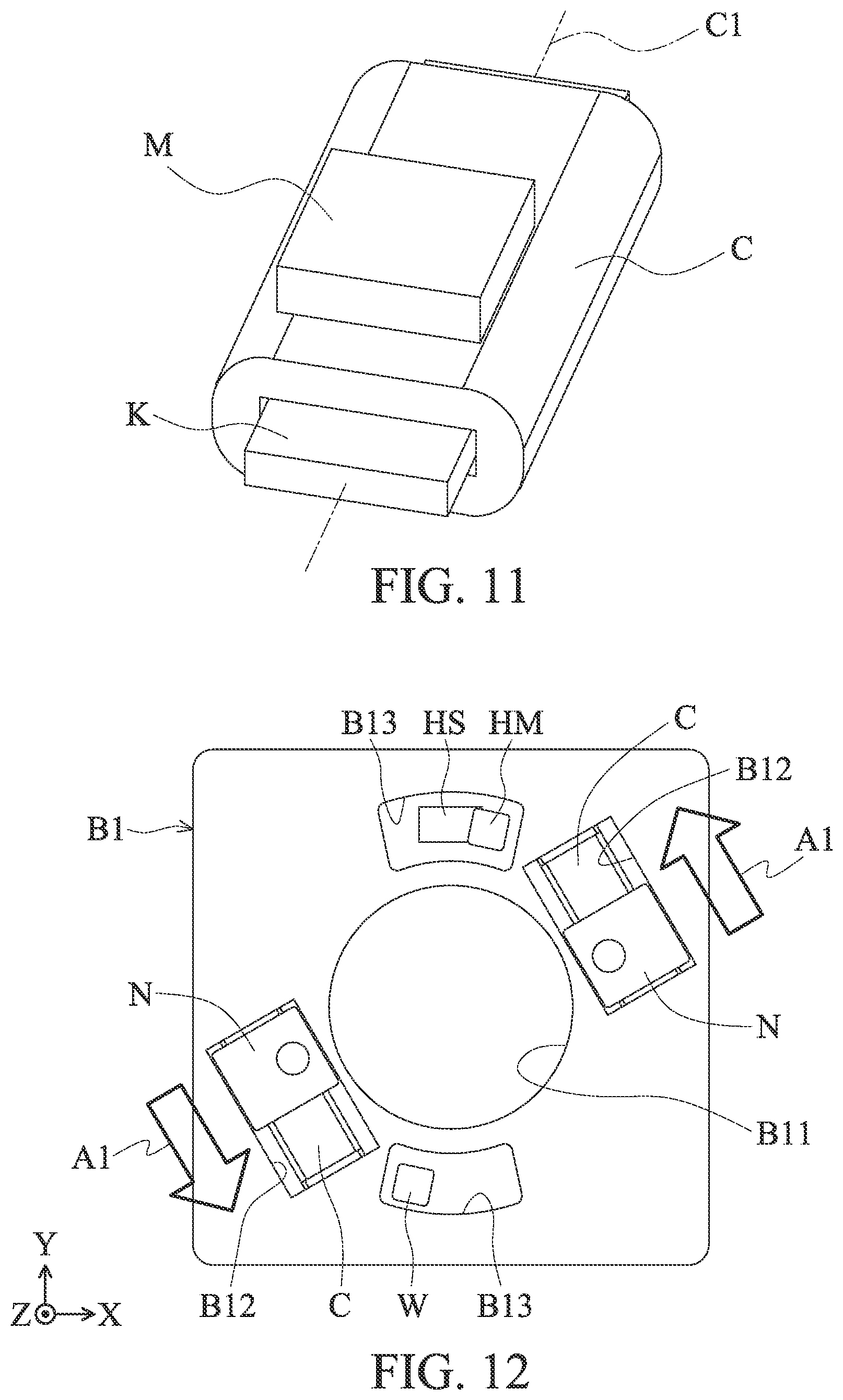 Patent US12112617 Figure 7 – Driving mechanism