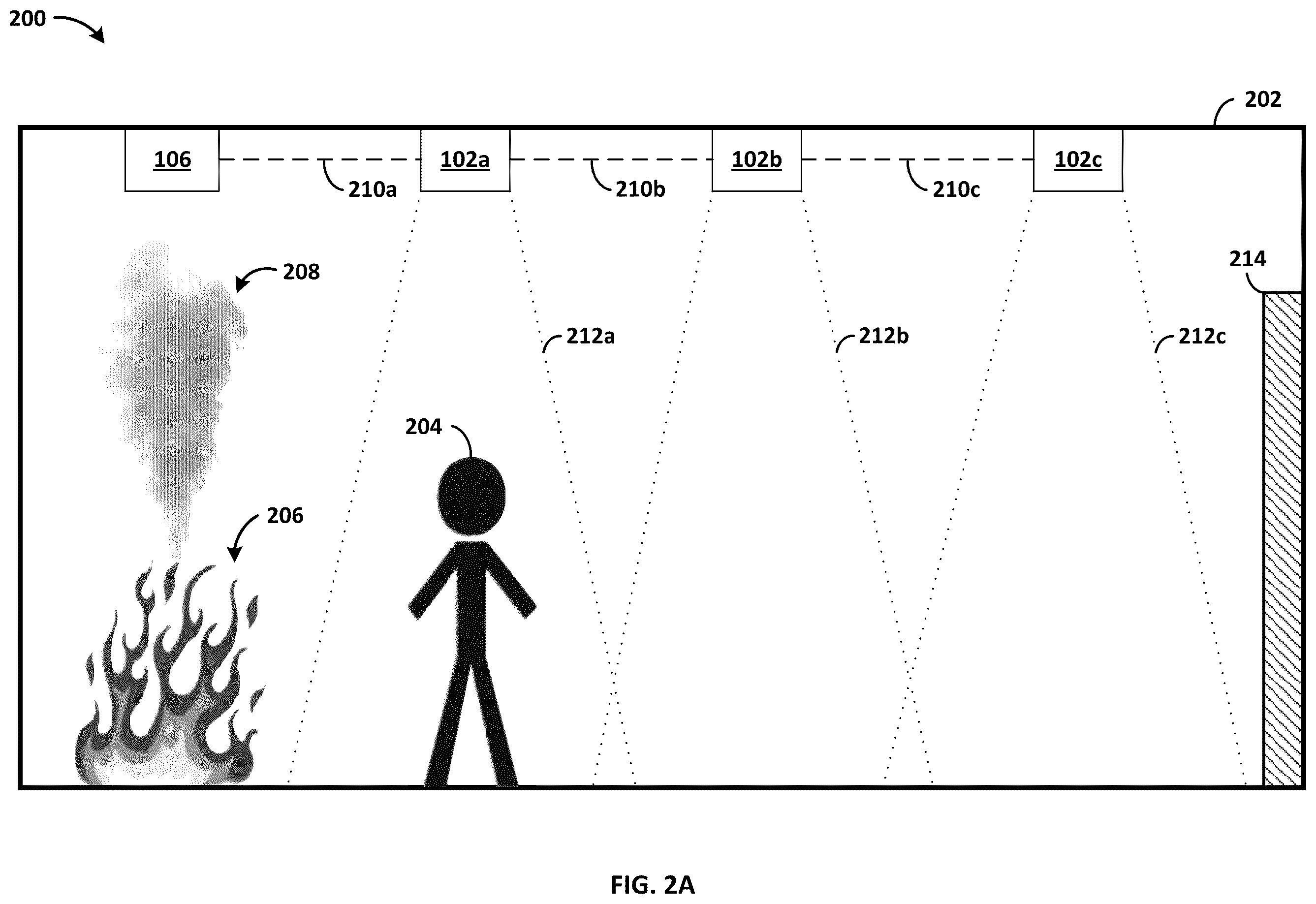 Patent US12112618 Figure 2 – Methods and systems for path lighting