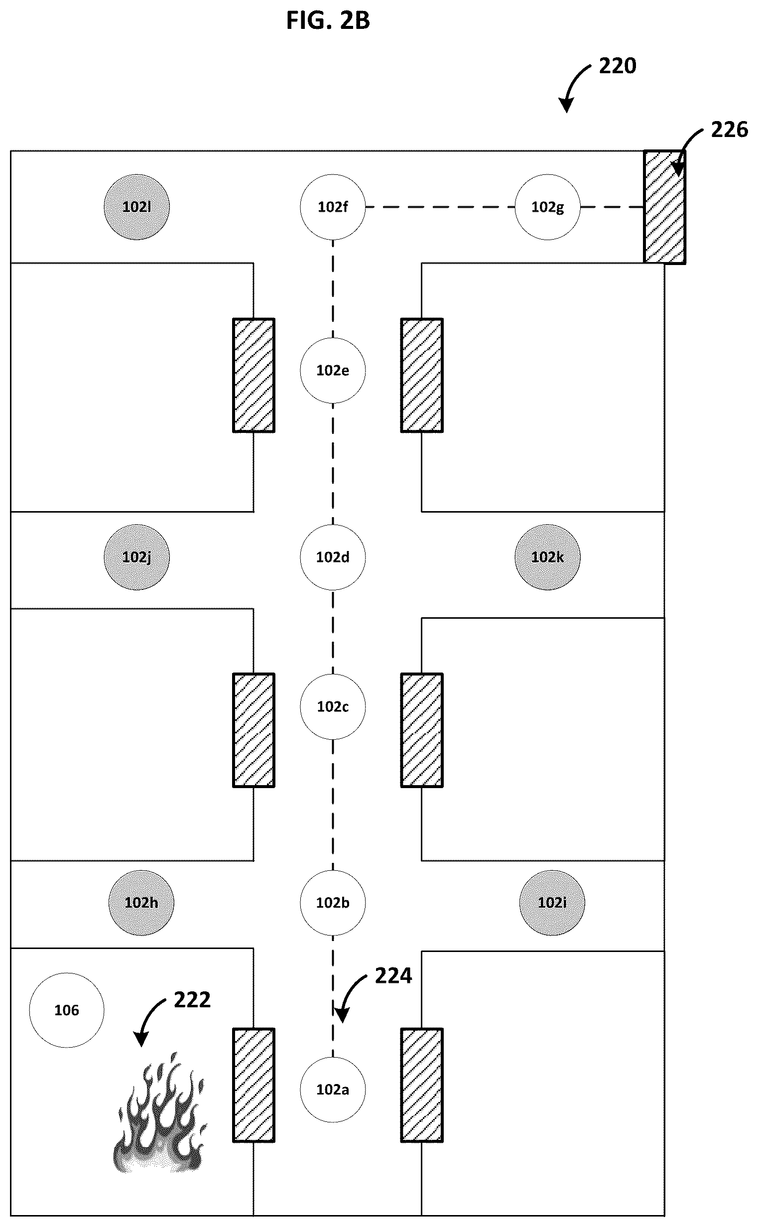 Patent US12112618 Figure 3 – Methods and systems for path lighting