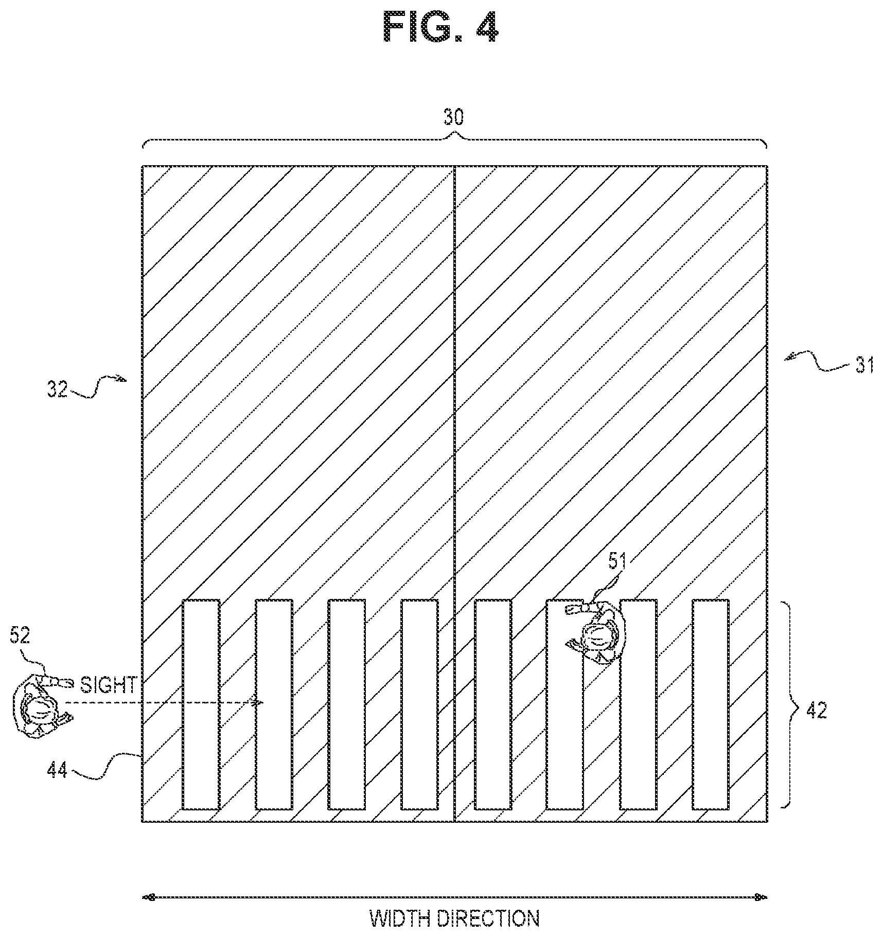 Patent US12112619 Figure 4 – Control device, system, and pedestrian support method