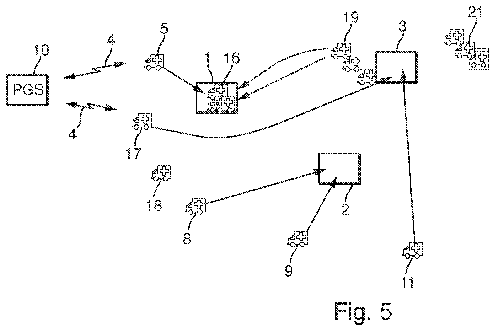 Patent US12112631 Figure 6 – Method and parking guidance system for assigning a parking space for a vehicle and for navigating the vehicle to the parking space