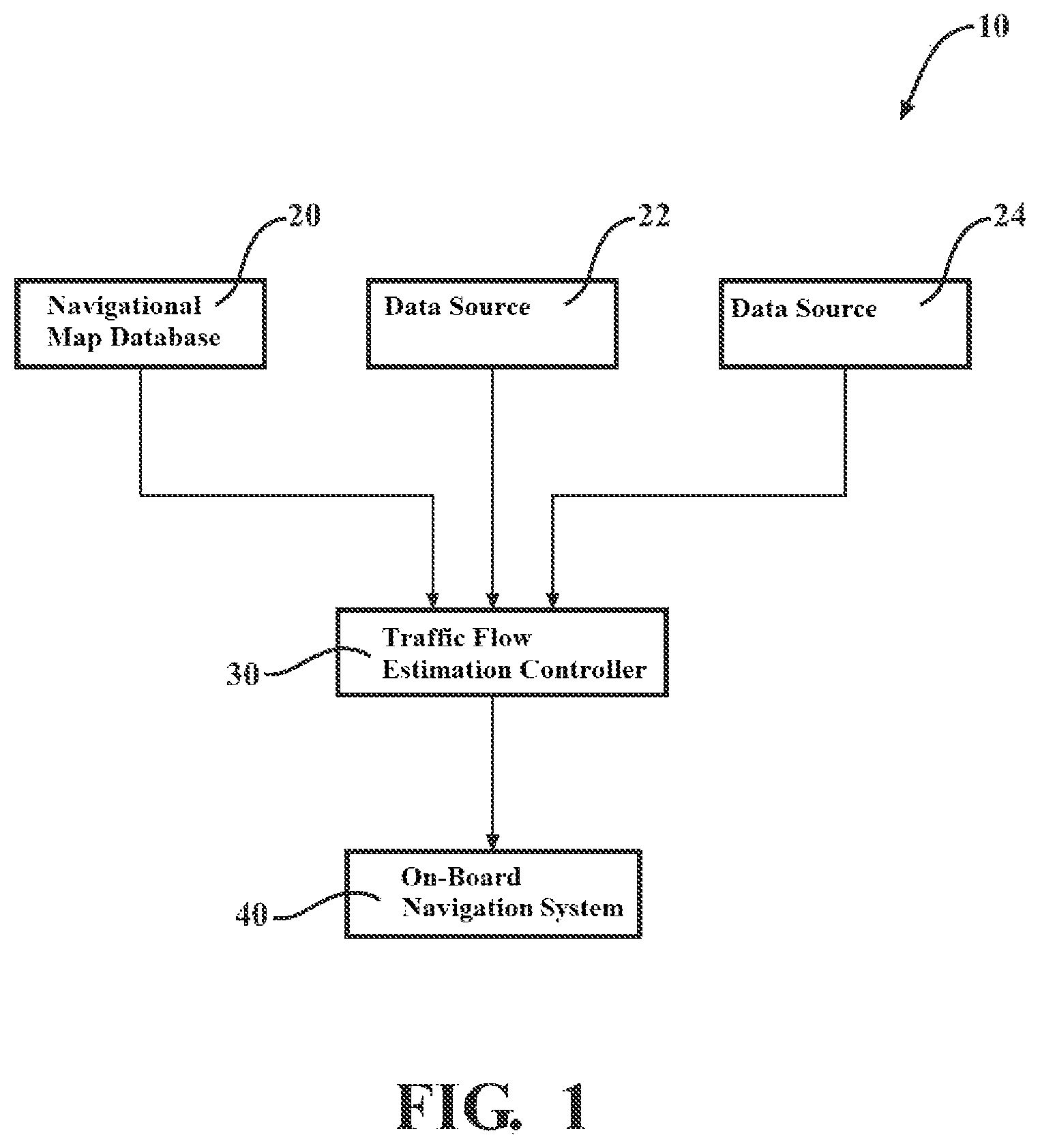 Patent US12112635 Figure 1 – Process and system for local traffic approximation through analysis of cloud data