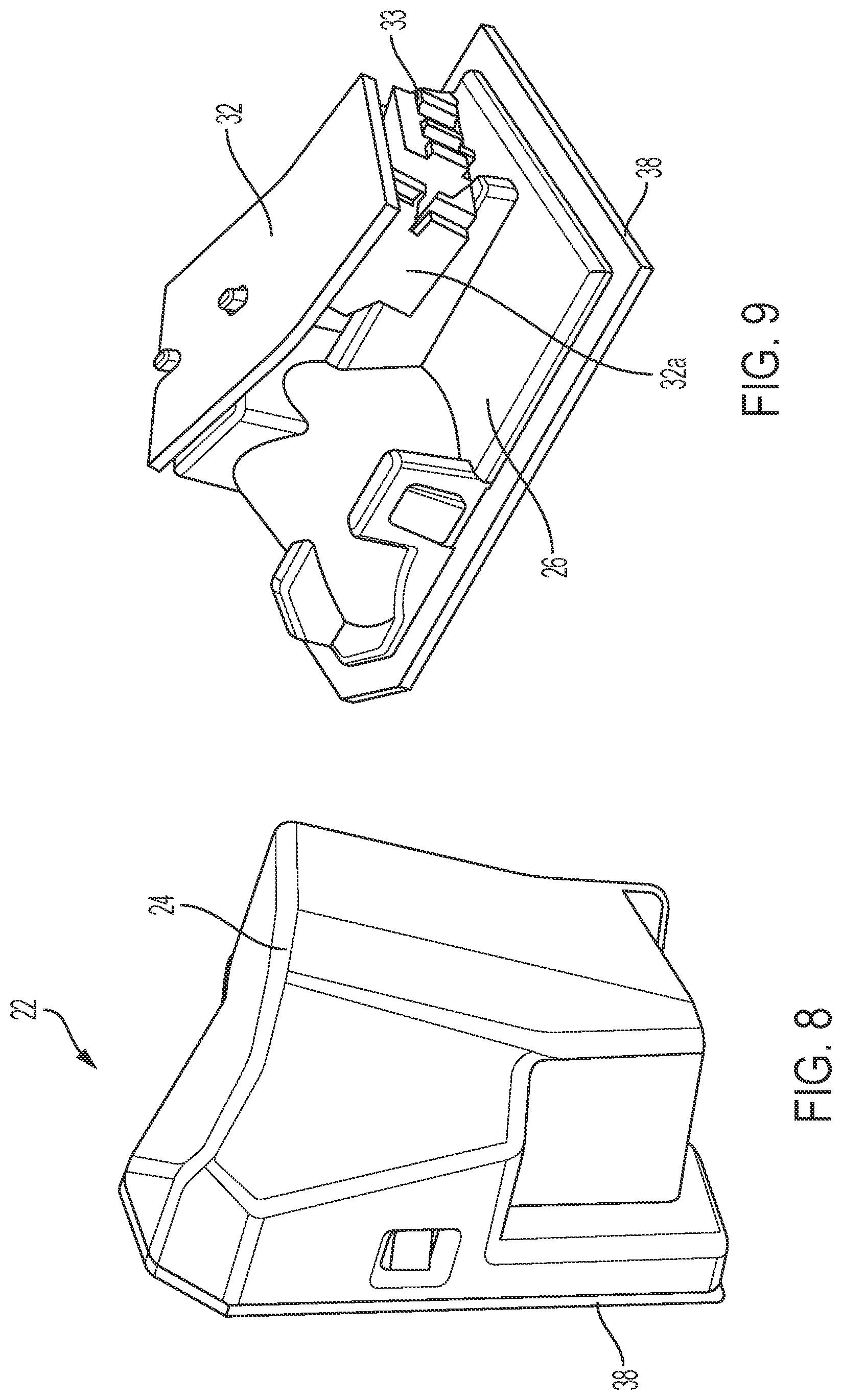 Patent US12112638 Figure 5 – Vehicular exterior rearview mirror assembly with blind zone indicator