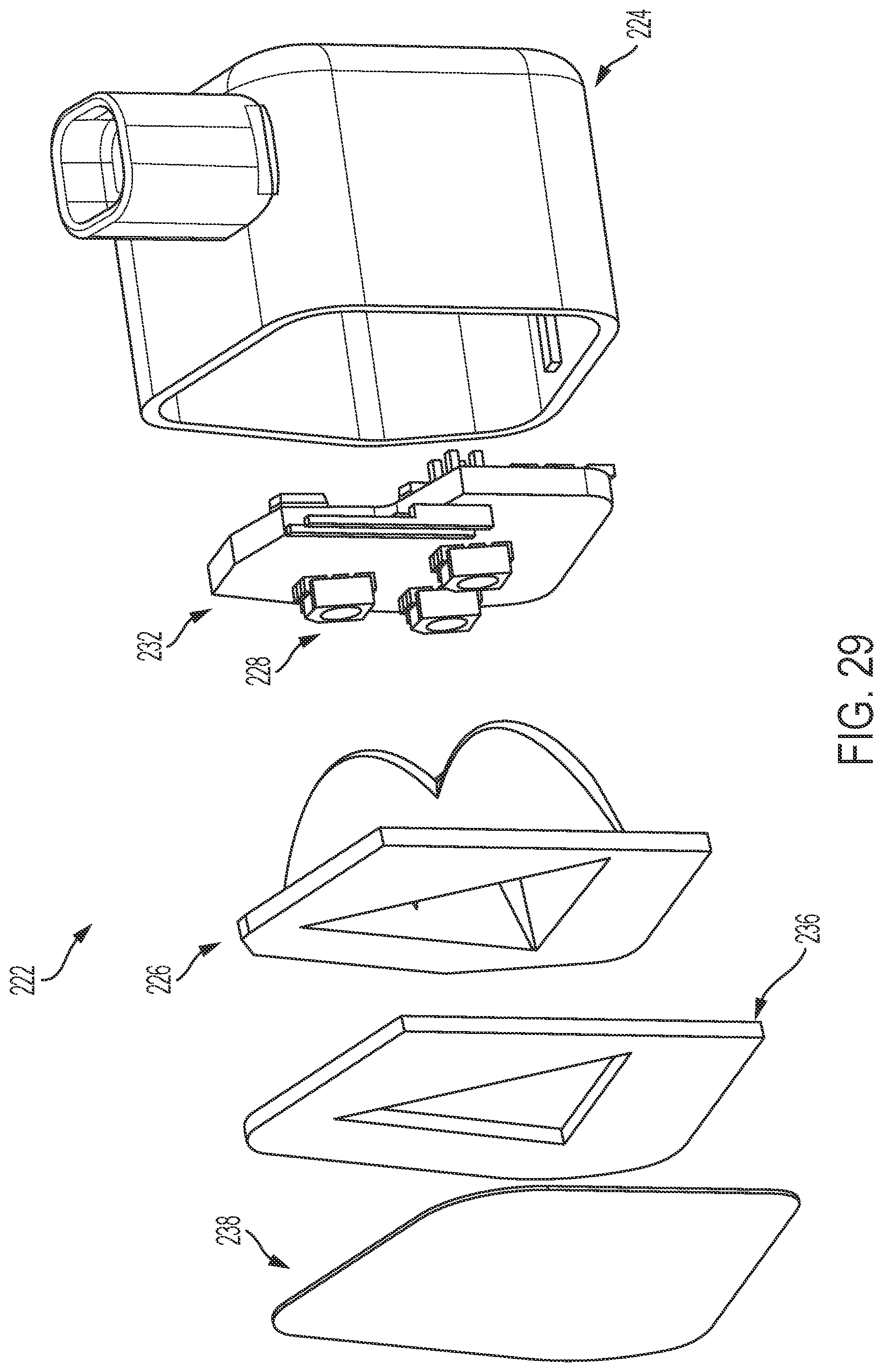 Patent US12112638 Figure 20 – Vehicular exterior rearview mirror assembly with blind zone indicator