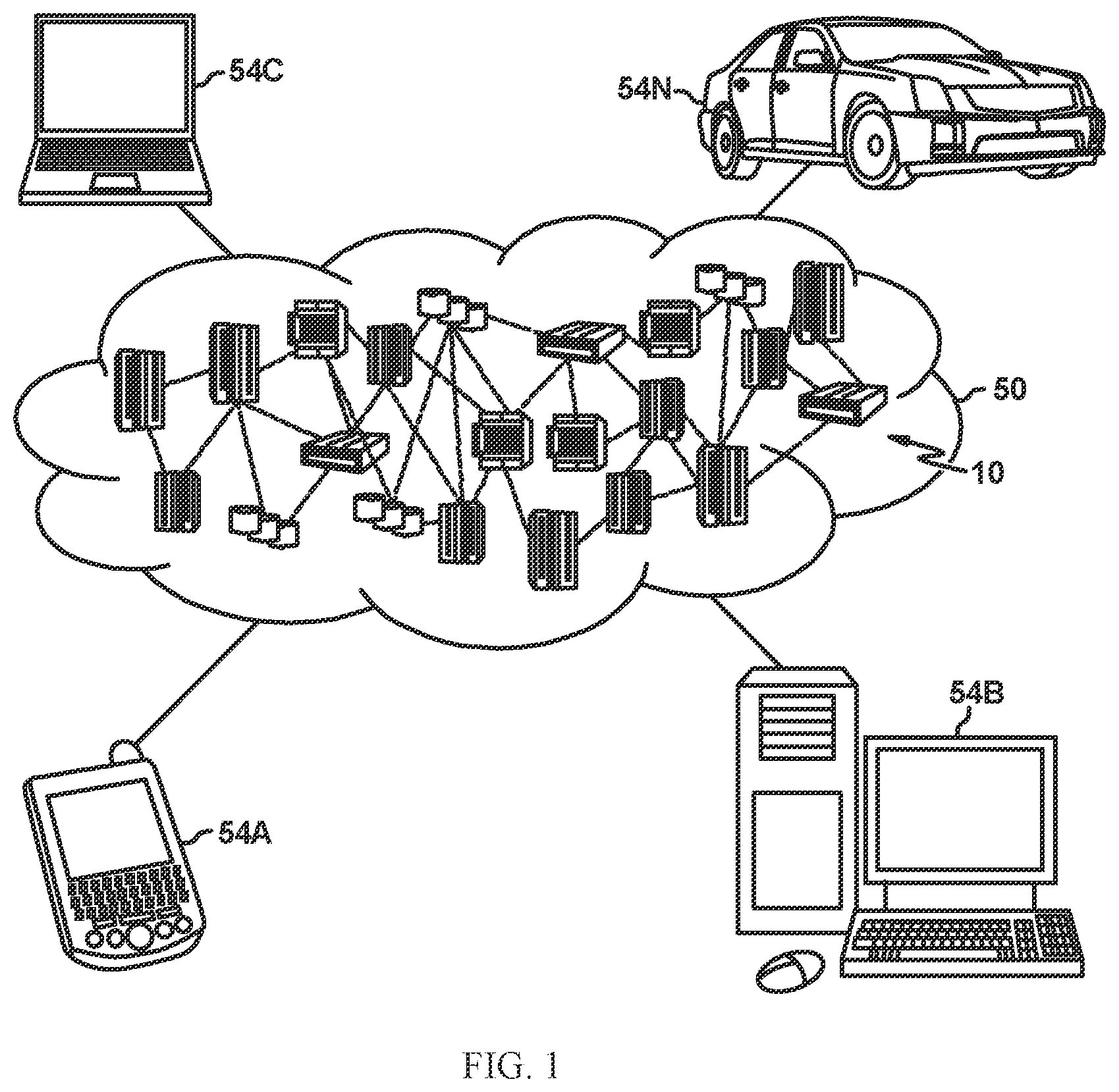Patent US12112641 Figure 1 – Multi-vehicle collaboration with group visualization