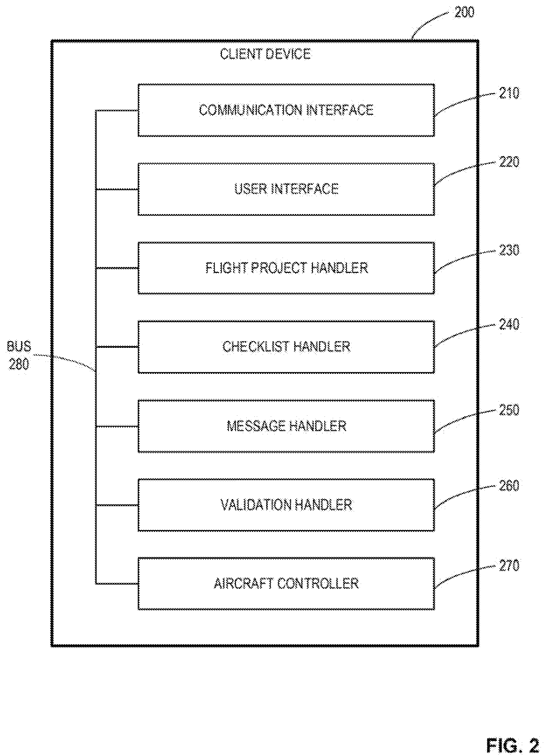 Patent US12112642 Figure 2 – Systems, methods, and apparatus for collaborative aircraft checklists