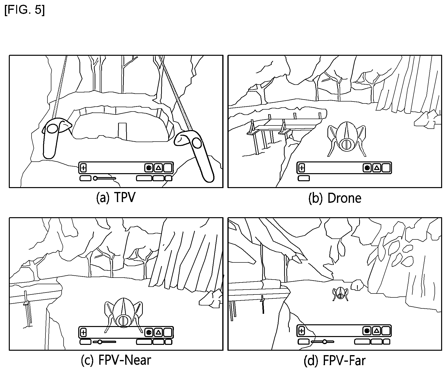 Patent US12112654 Figure 5 – Remote training method and apparatus for drone flight in mixed reality