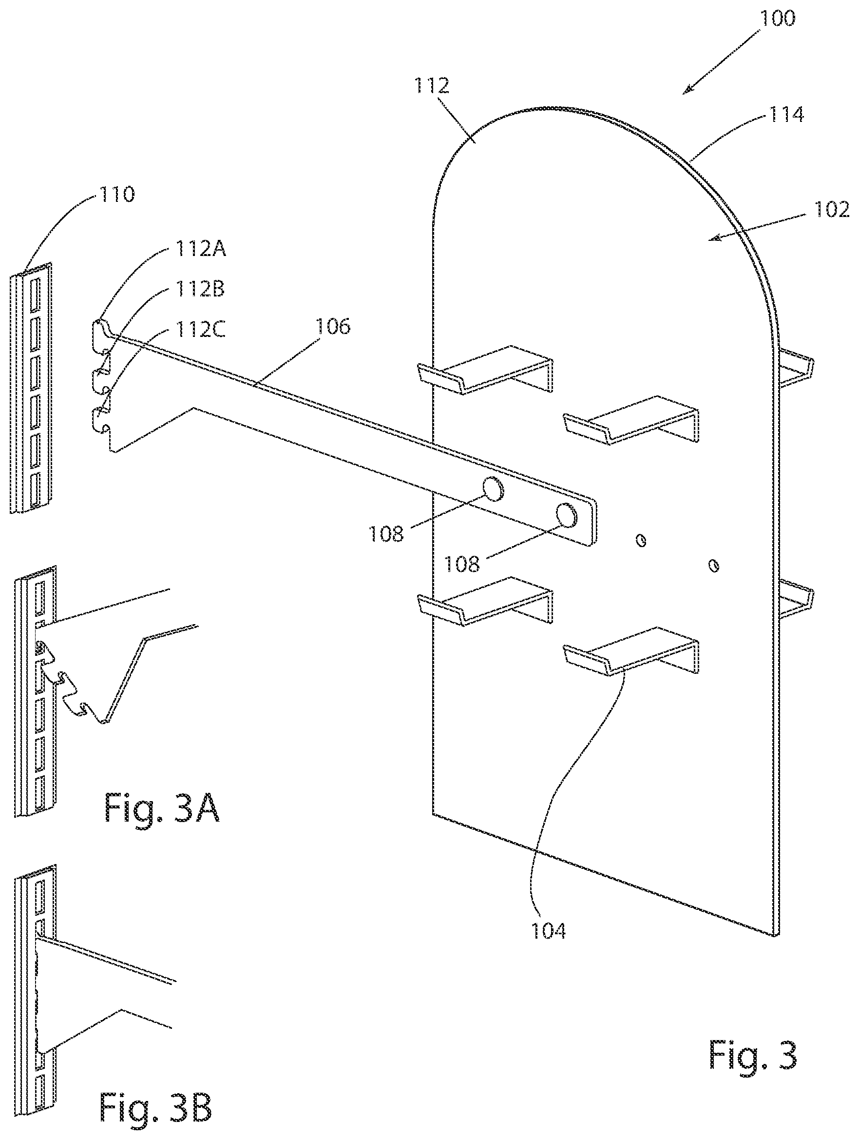 Patent US12112658 Figure 3 – Signage systems and merchandising display assemblies