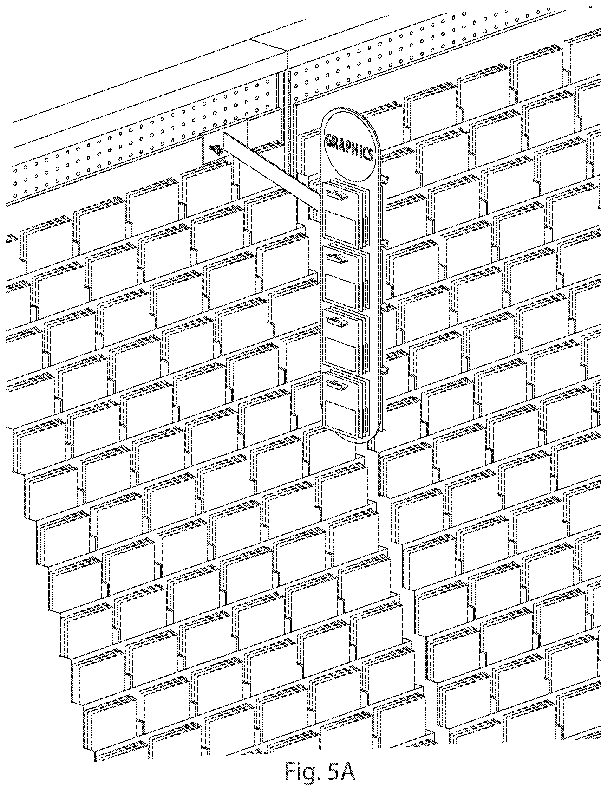 Patent US12112658 Figure 8 – Signage systems and merchandising display assemblies