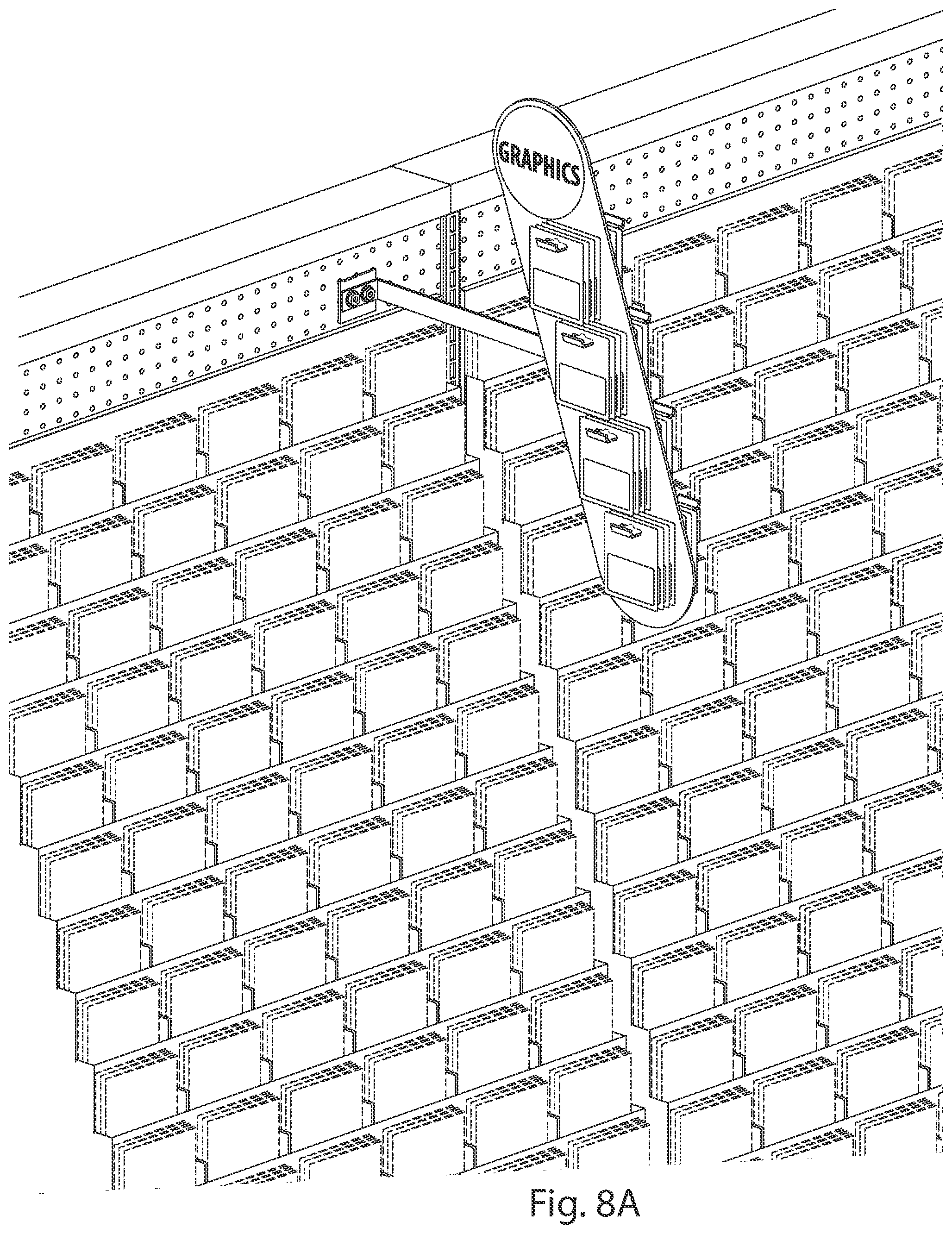 Patent US12112658 Figure 14 – Signage systems and merchandising display assemblies
