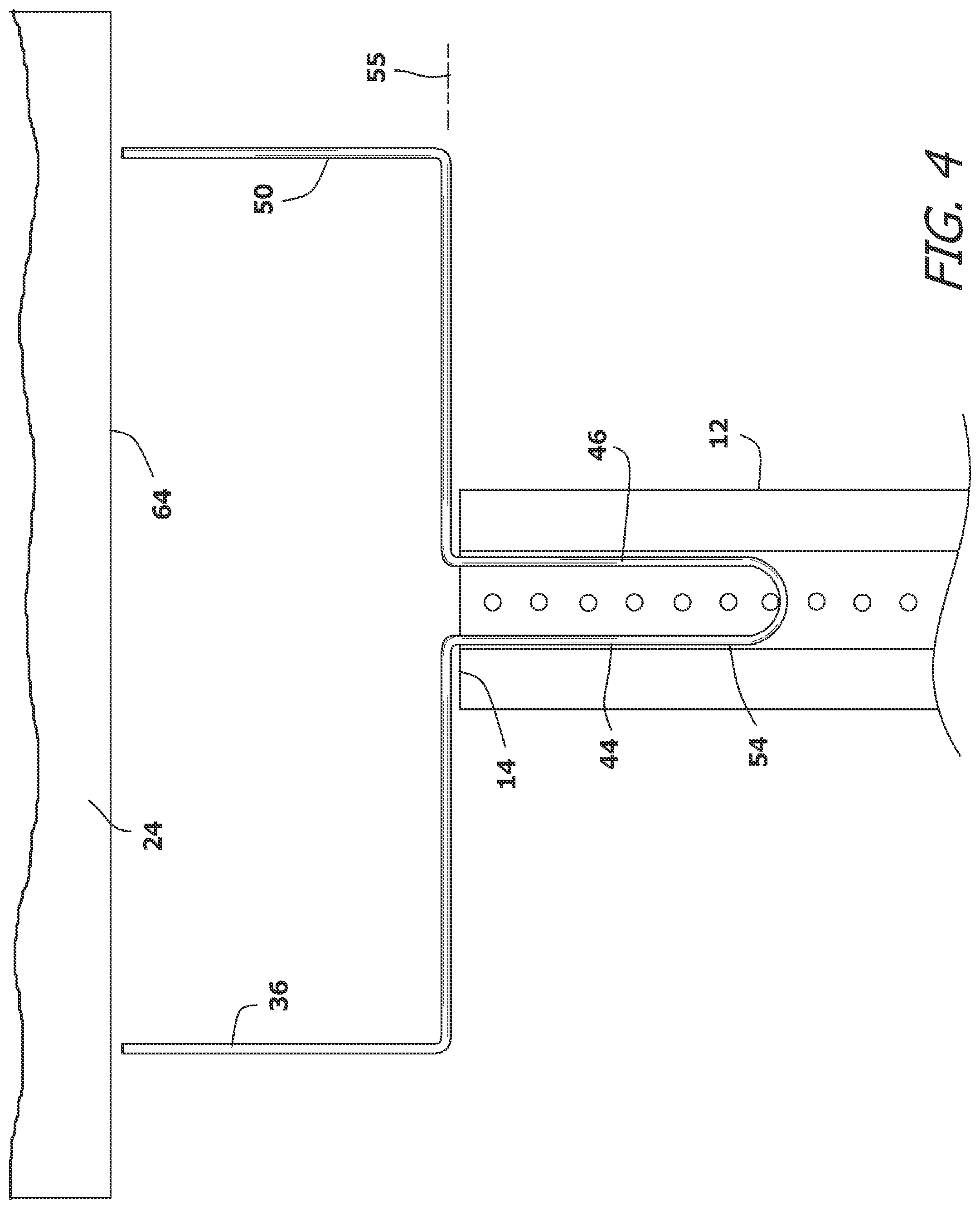 Patent US12112660 Figure 4 – Signage system for attaching a low cost sign to a ground post
