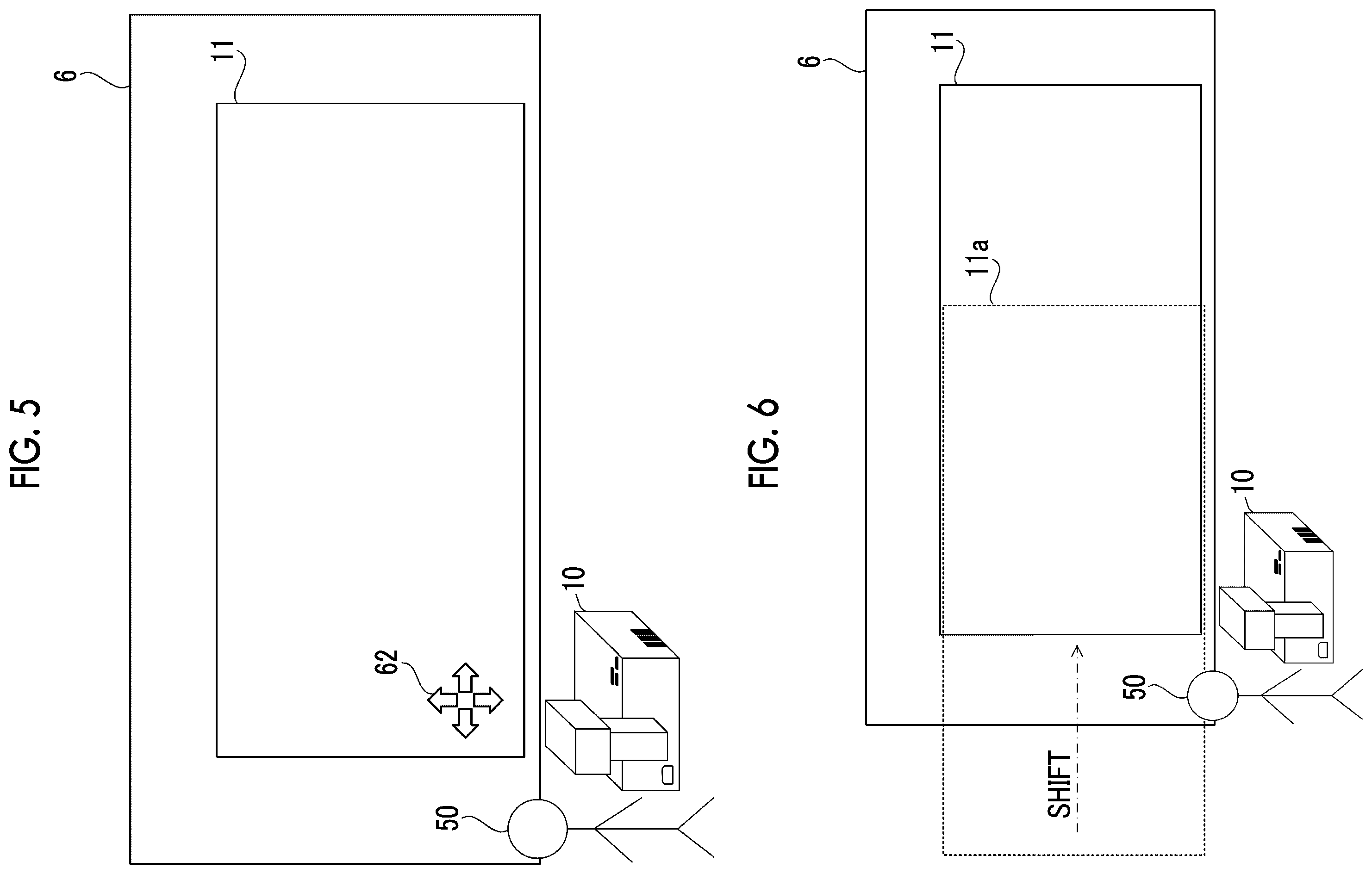Patent US12112664 Figure 5 – Control device, control method, control program, and projection system