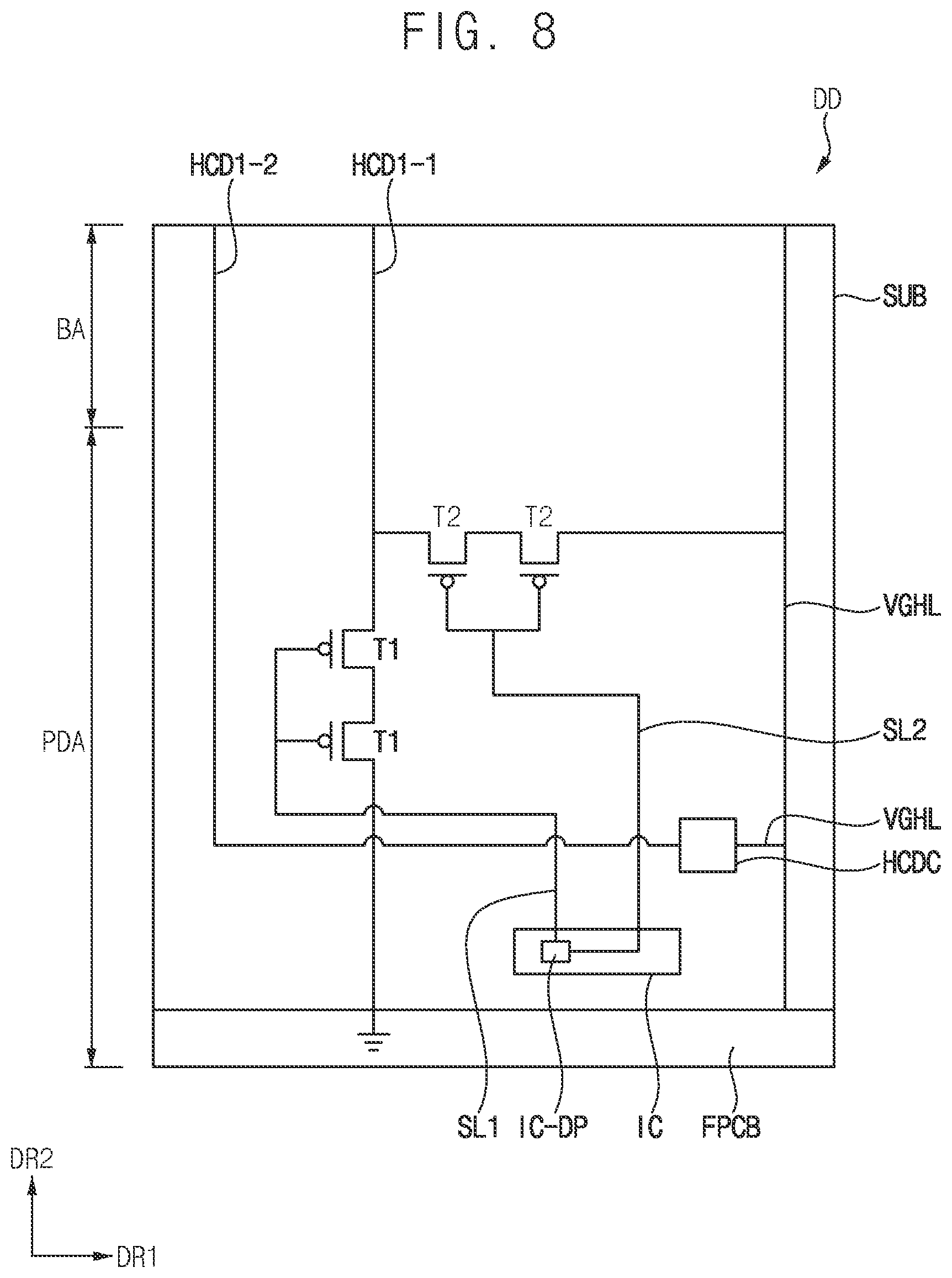 Patent US12112666 Figure 6 – Display device