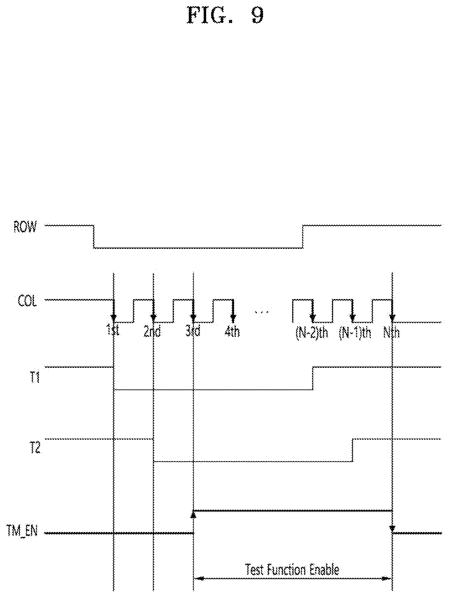 Patent US12112667 Figure 9 – Pixel and display apparatus capable of controlling test function preliminary class
