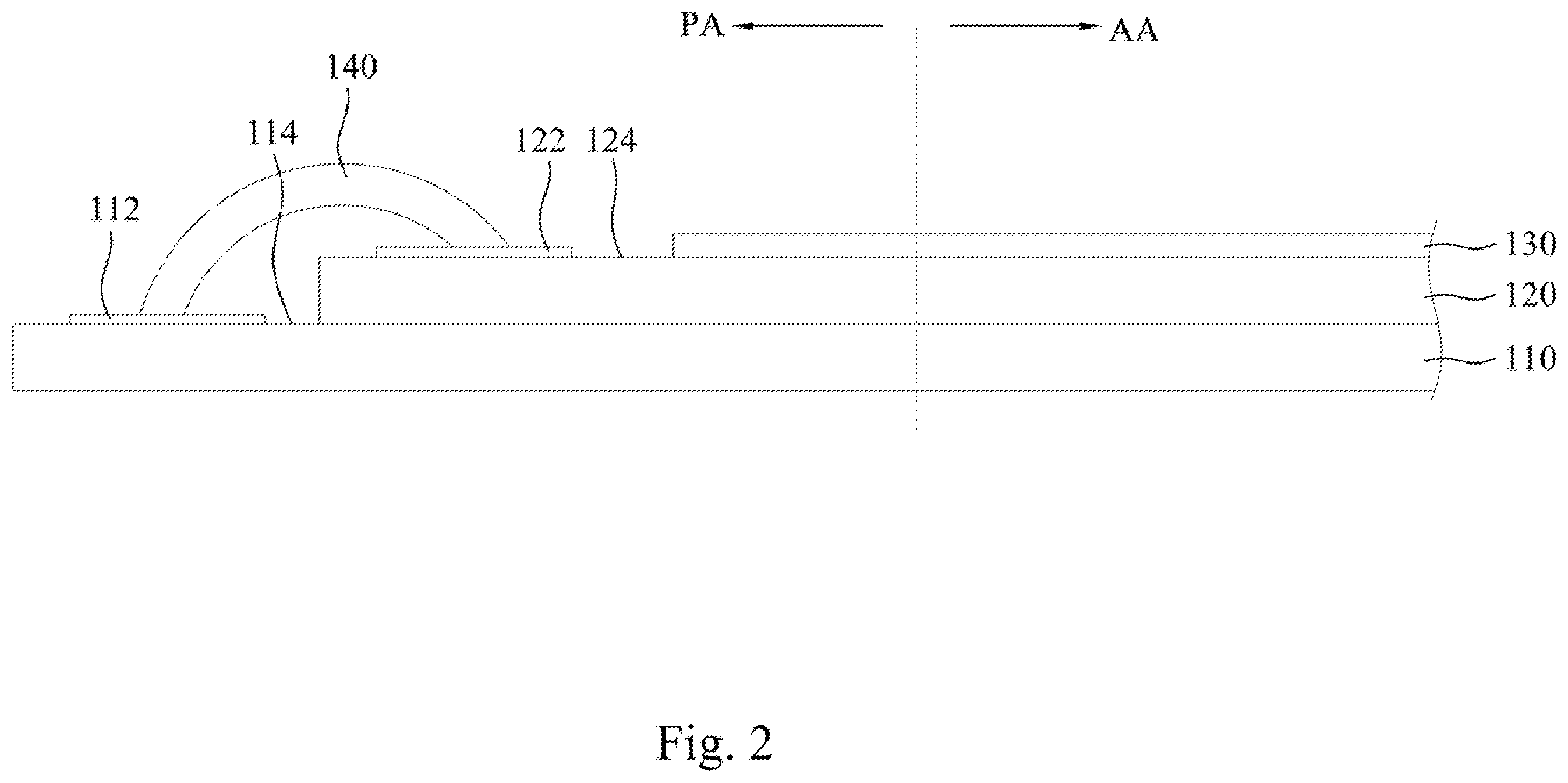 Patent US12112669 Figure 2 – Display device and driving circuit structure