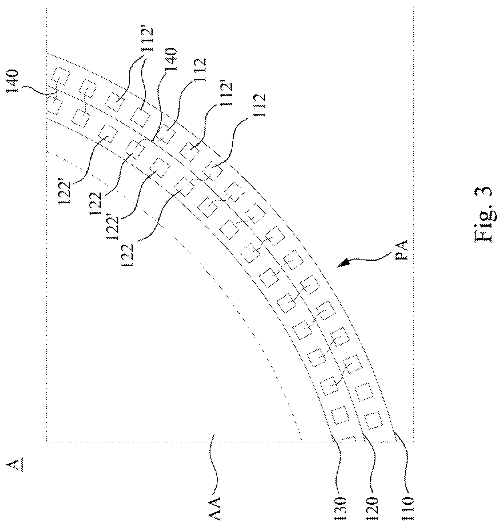 Patent US12112669 Figure 3 – Display device and driving circuit structure
