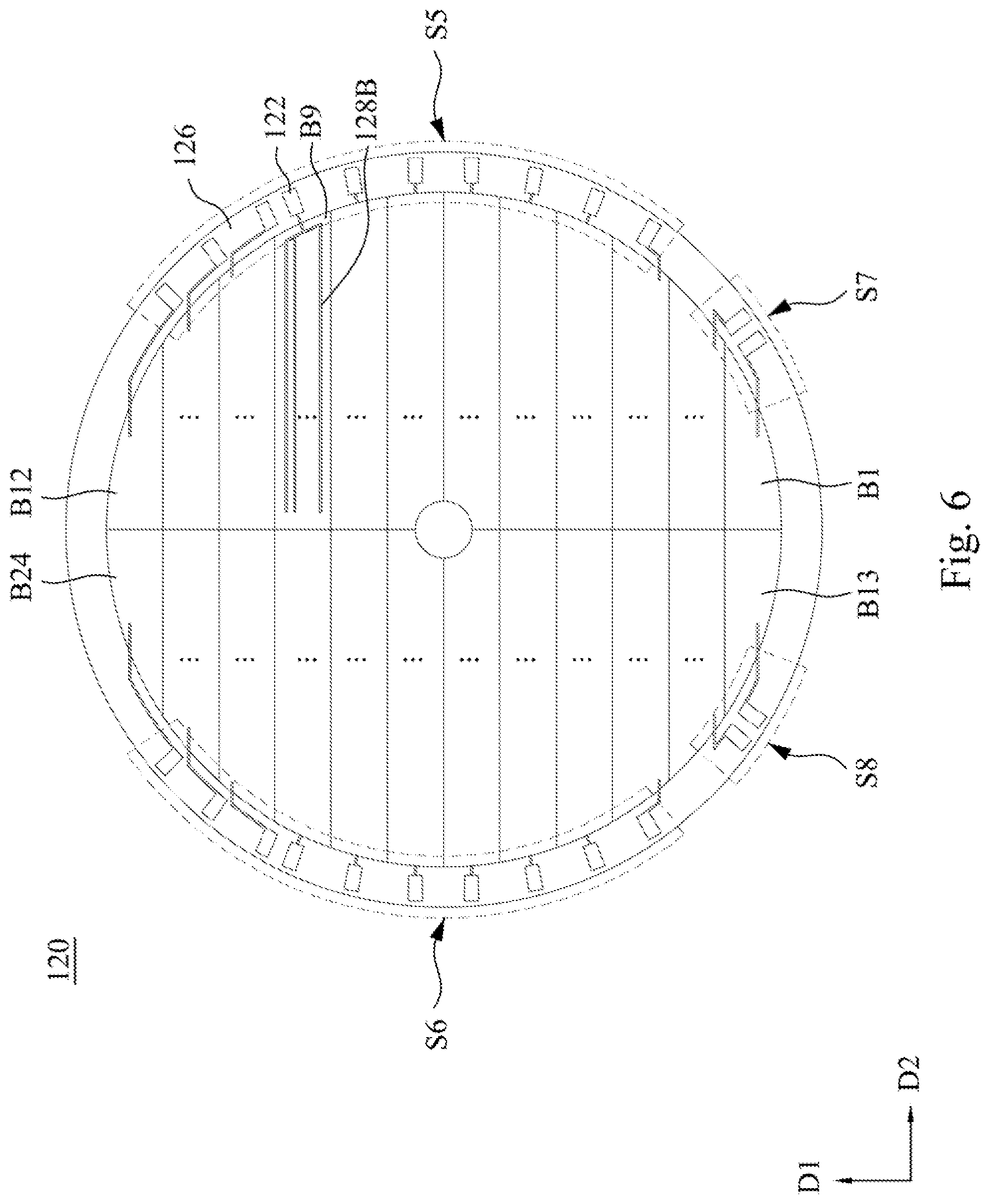 Patent US12112669 Figure 6 – Display device and driving circuit structure
