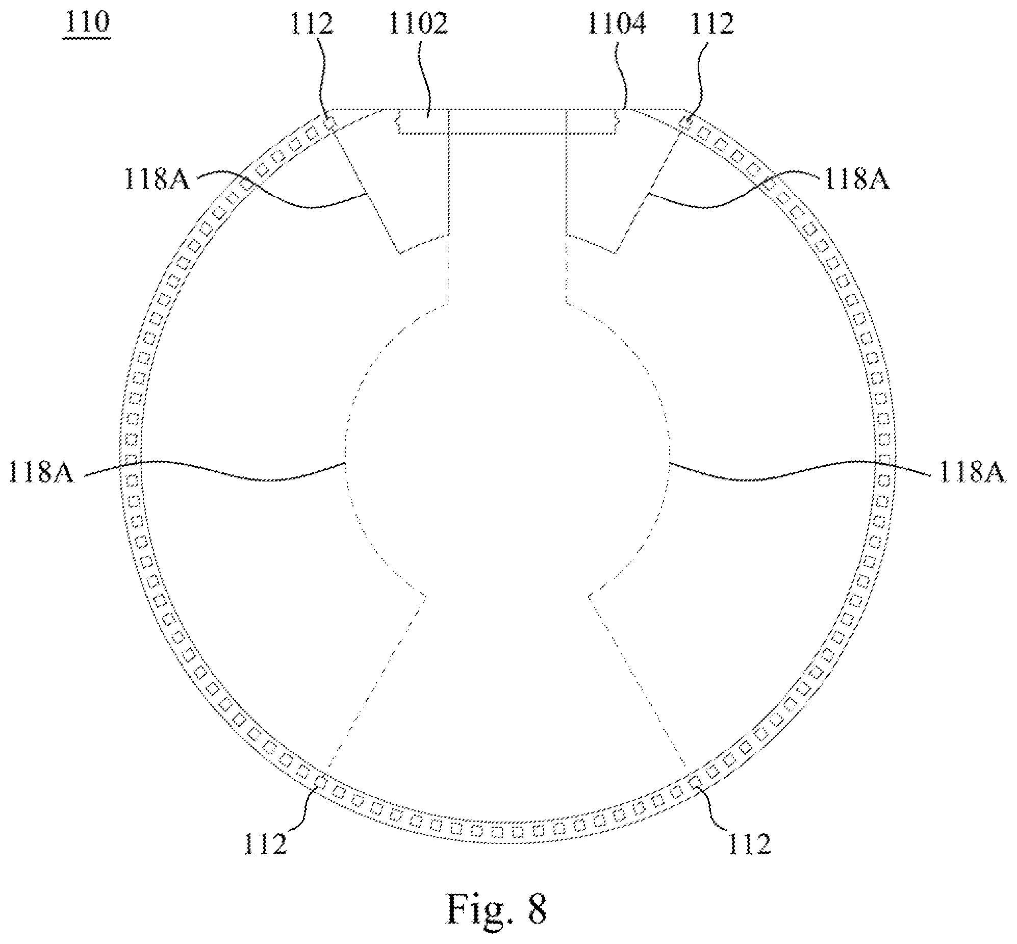 Patent US12112669 Figure 8 – Display device and driving circuit structure