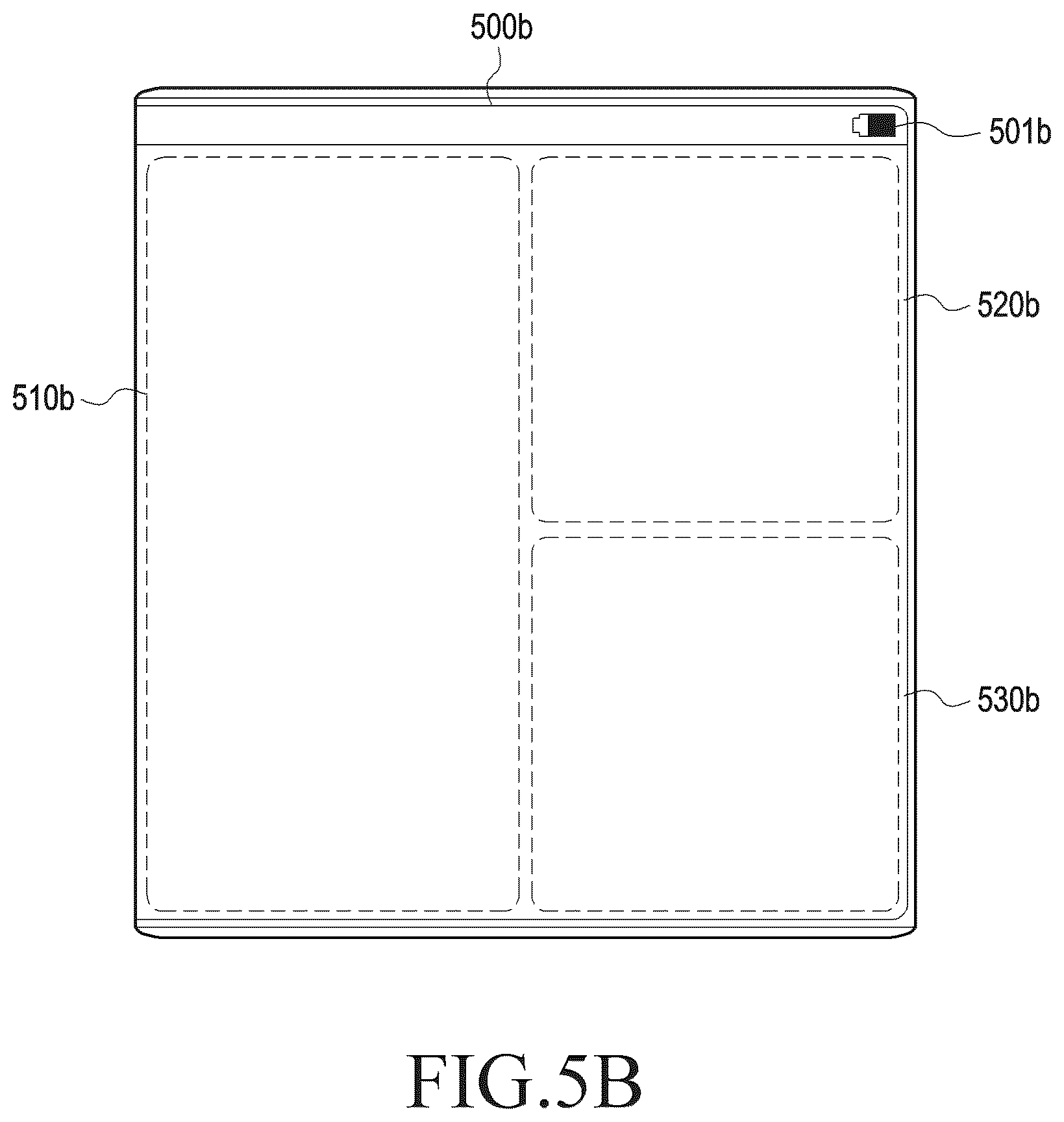 Patent US12112674 Figure 7 – Electronic device including extendable display for expanding and reducing display area that is visible from front side of housing and control method therefor