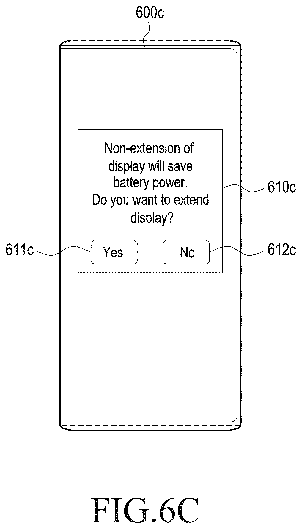 Patent US12112674 Figure 11 – Electronic device including extendable display for expanding and reducing display area that is visible from front side of housing and control method therefor