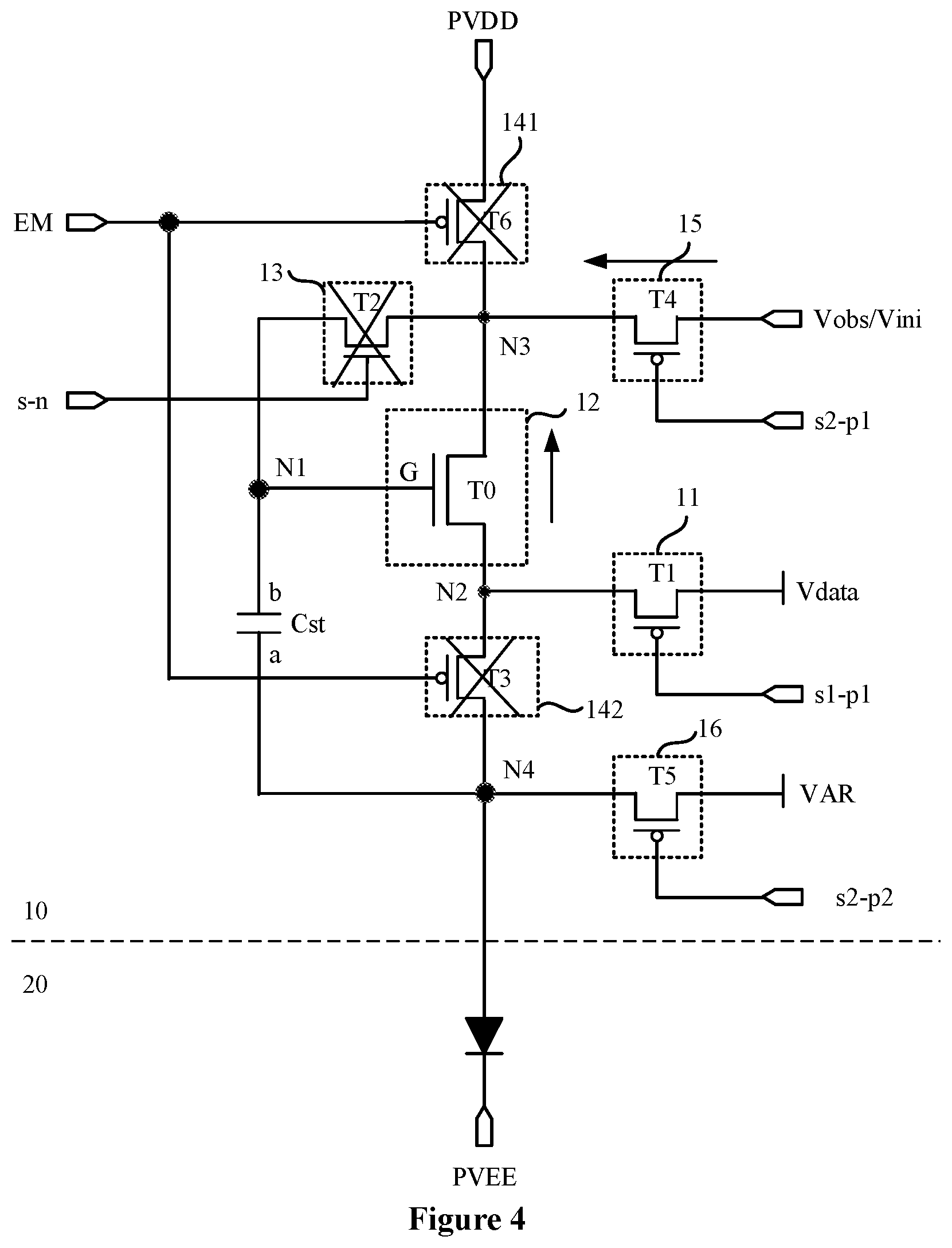 Patent US12112689 Figure 4 – Display panel, driving method, and display device