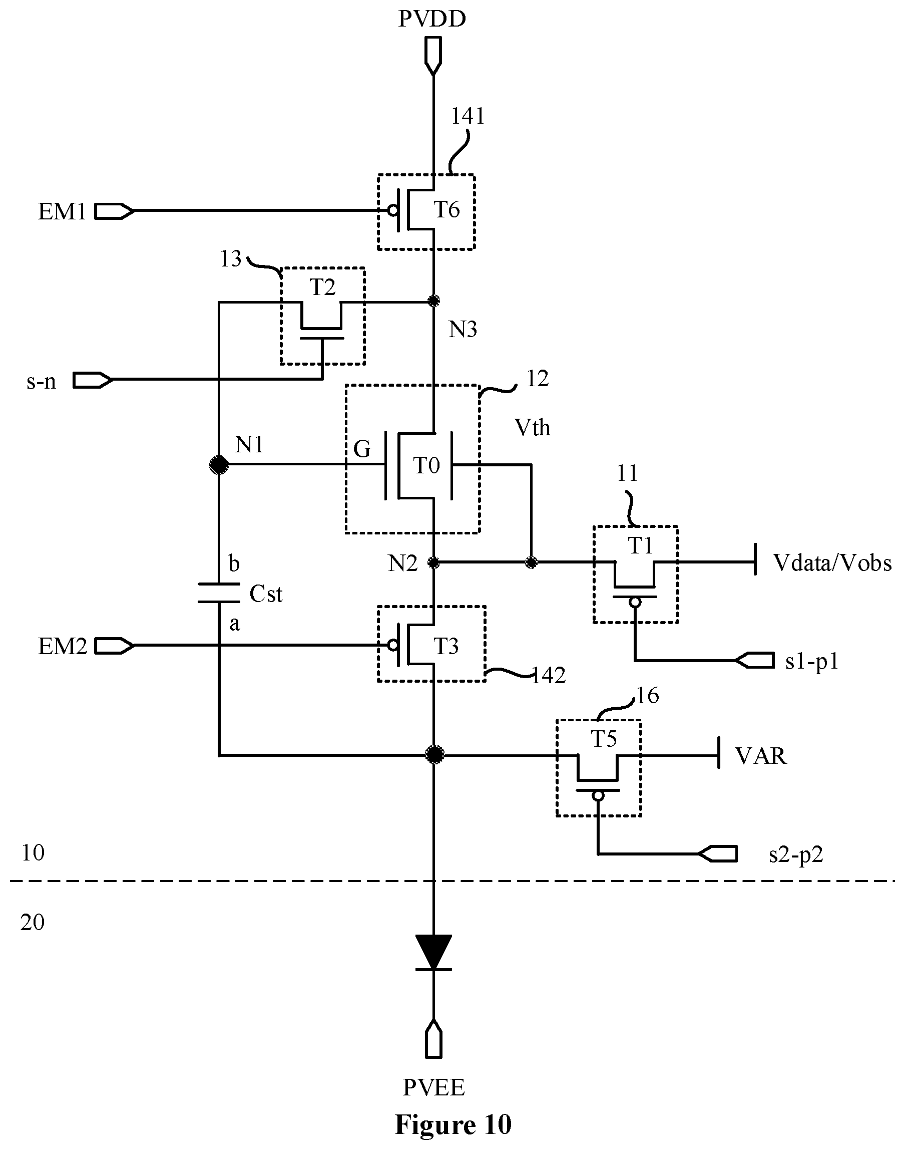 Patent US12112689 Figure 8 – Display panel, driving method, and display device