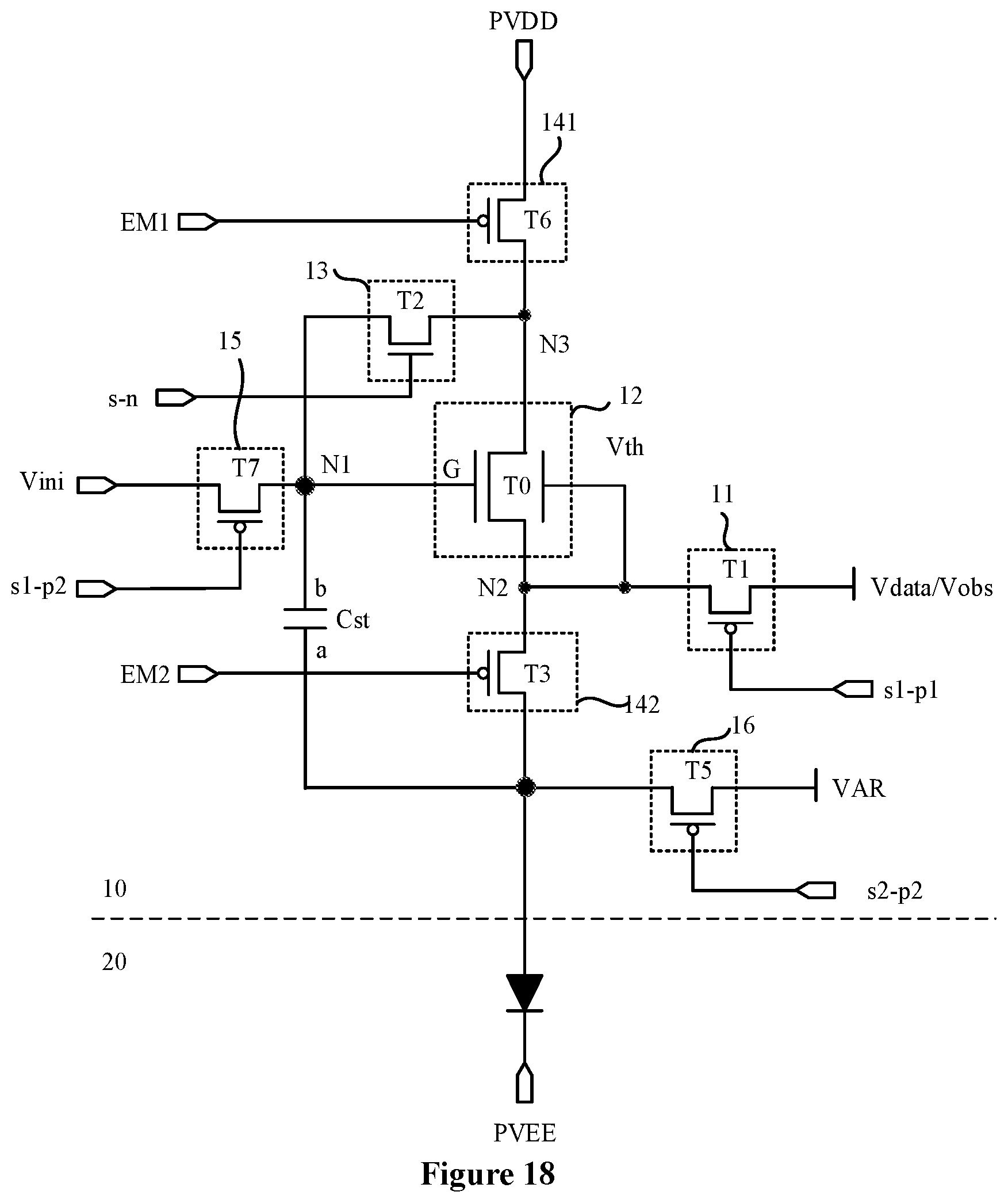 Patent US12112689 Figure 16 – Display panel, driving method, and display device