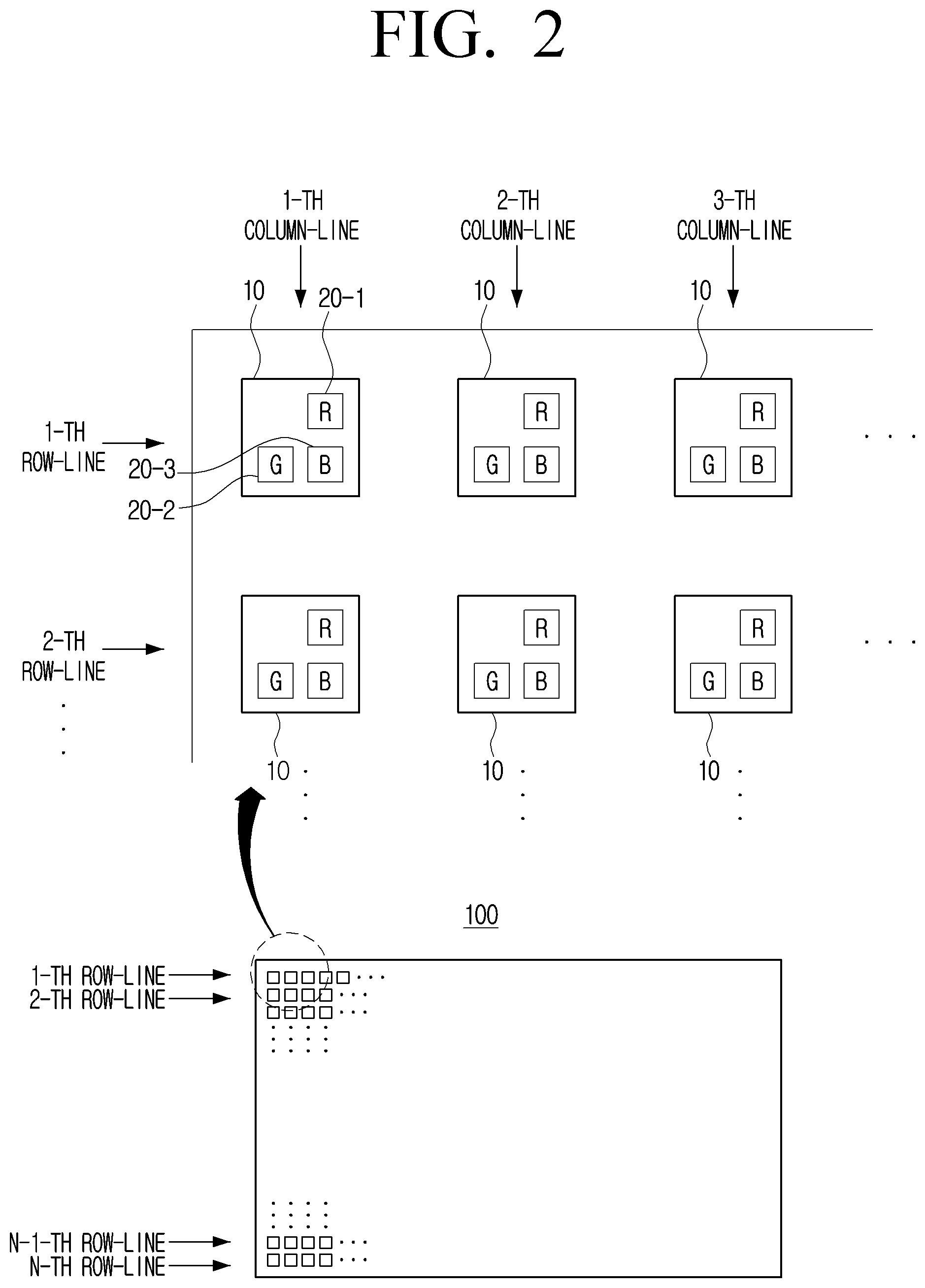 Patent US12112691 Figure 2 – Display module including a display panel and driving circuit