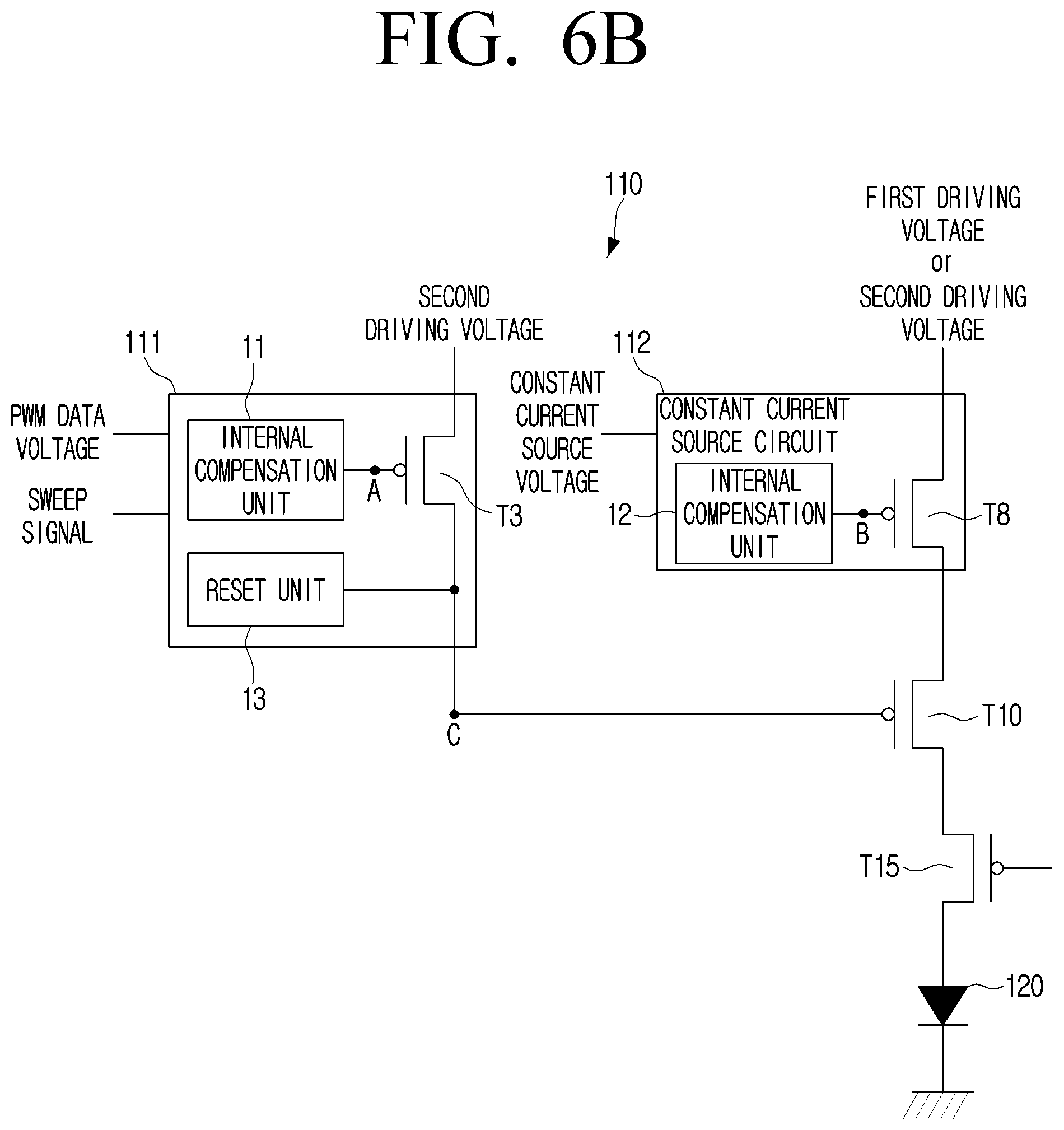 Patent US12112691 Figure 8 – Display module including a display panel and driving circuit
