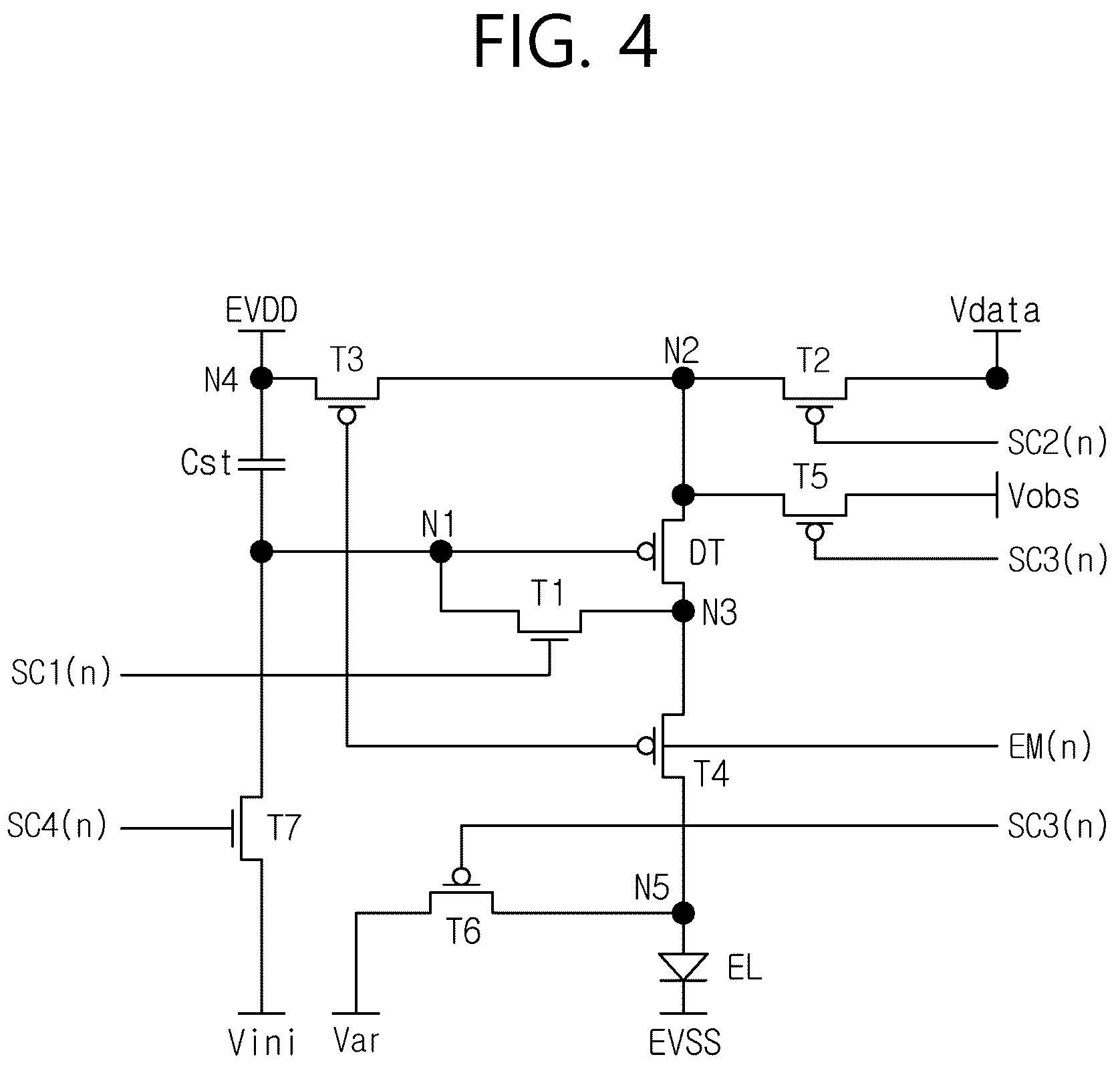Patent US12112693 Figure 4 – Display device with display panel and controller for display panel