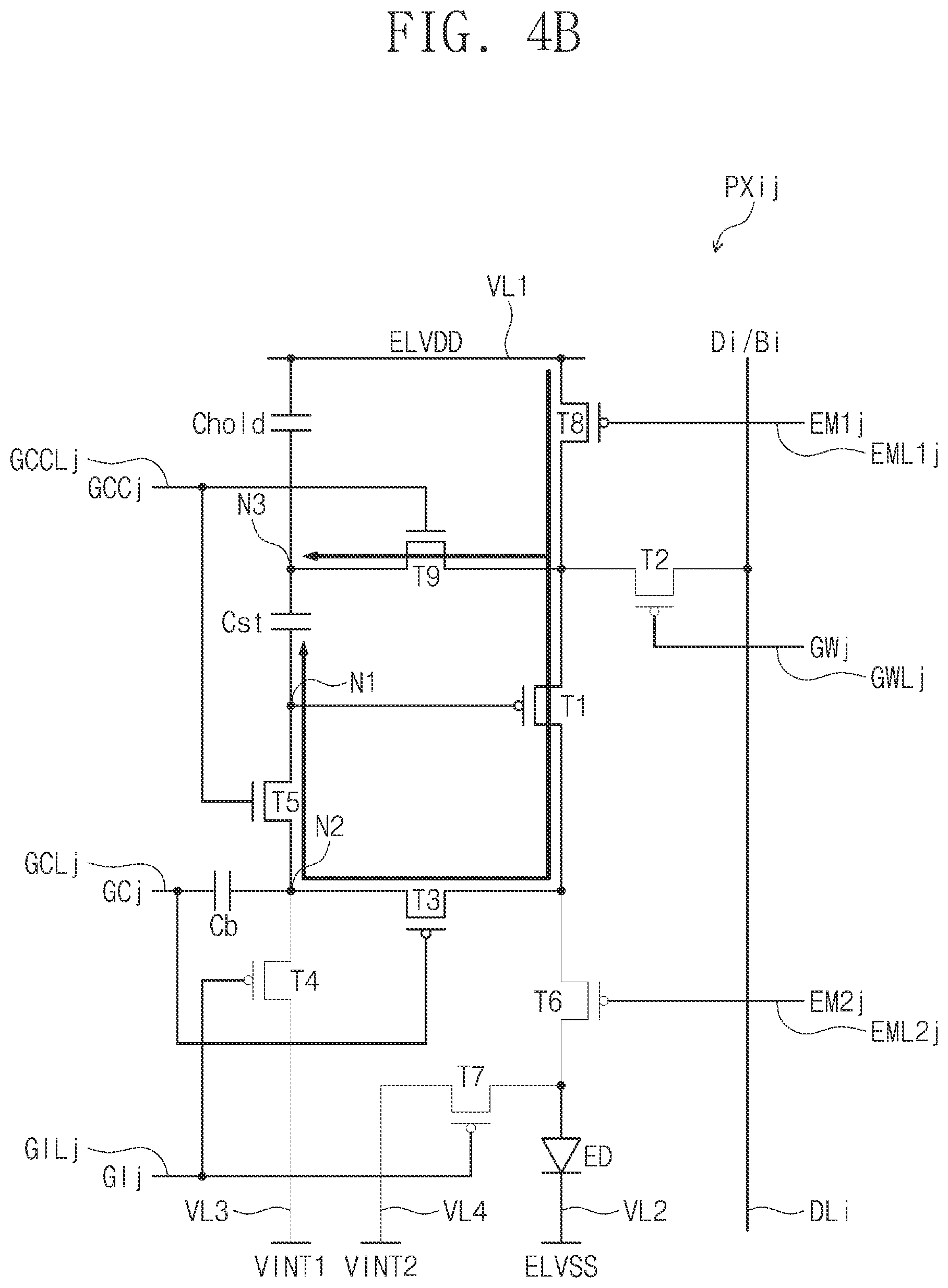 Patent US12112694 Figure 5 – Pixel and display device