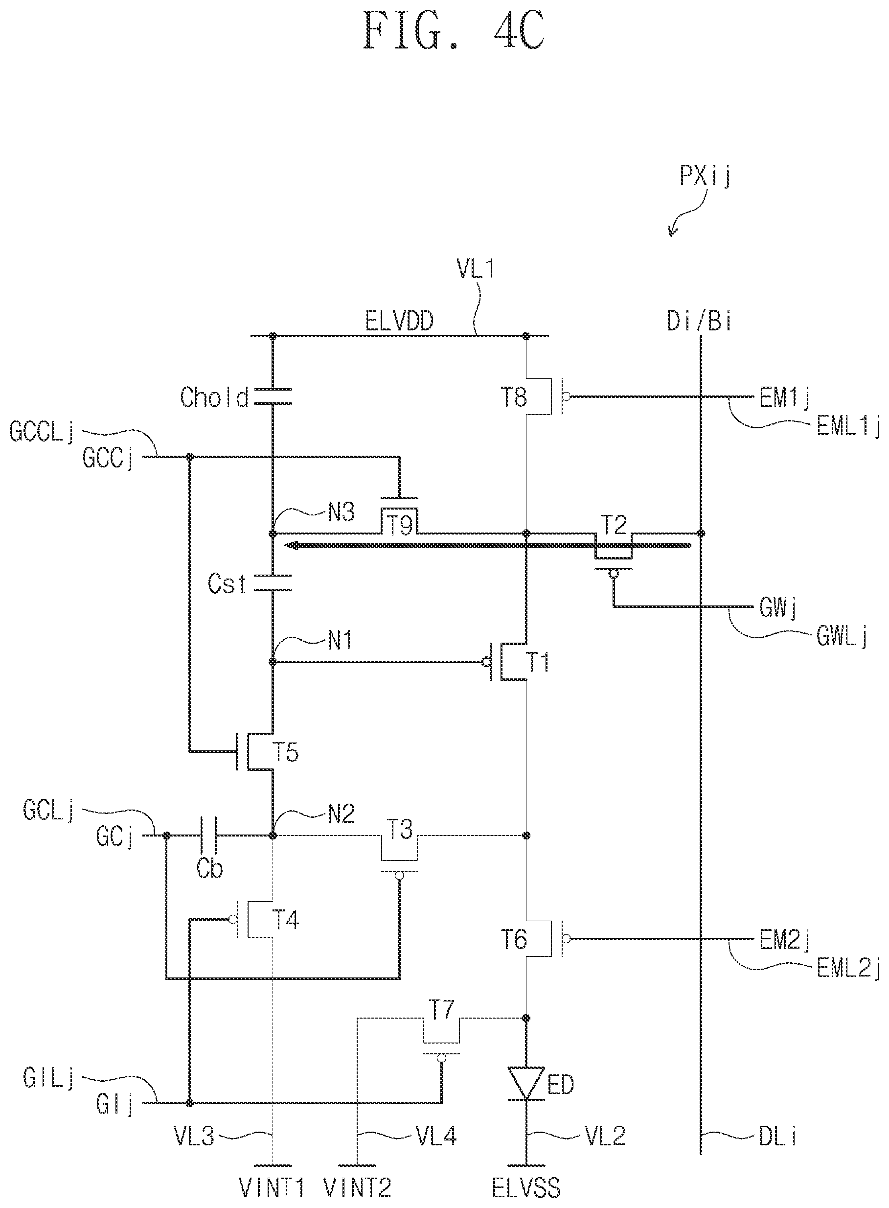 Patent US12112694 Figure 6 – Pixel and display device