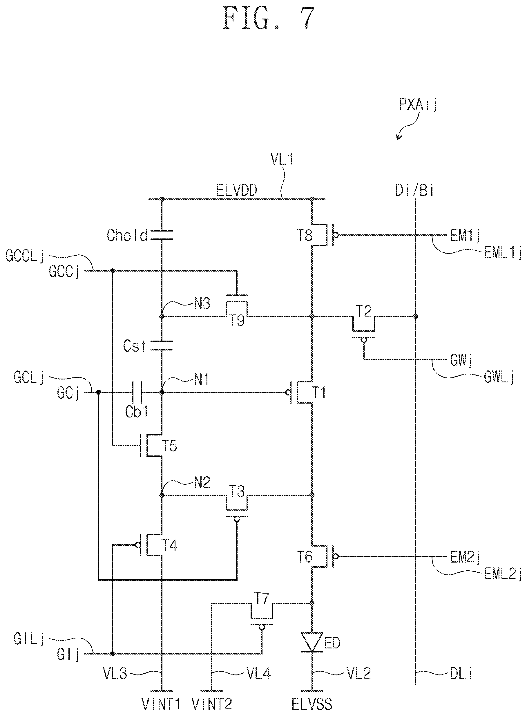 Patent US12112694 Figure 10 – Pixel and display device