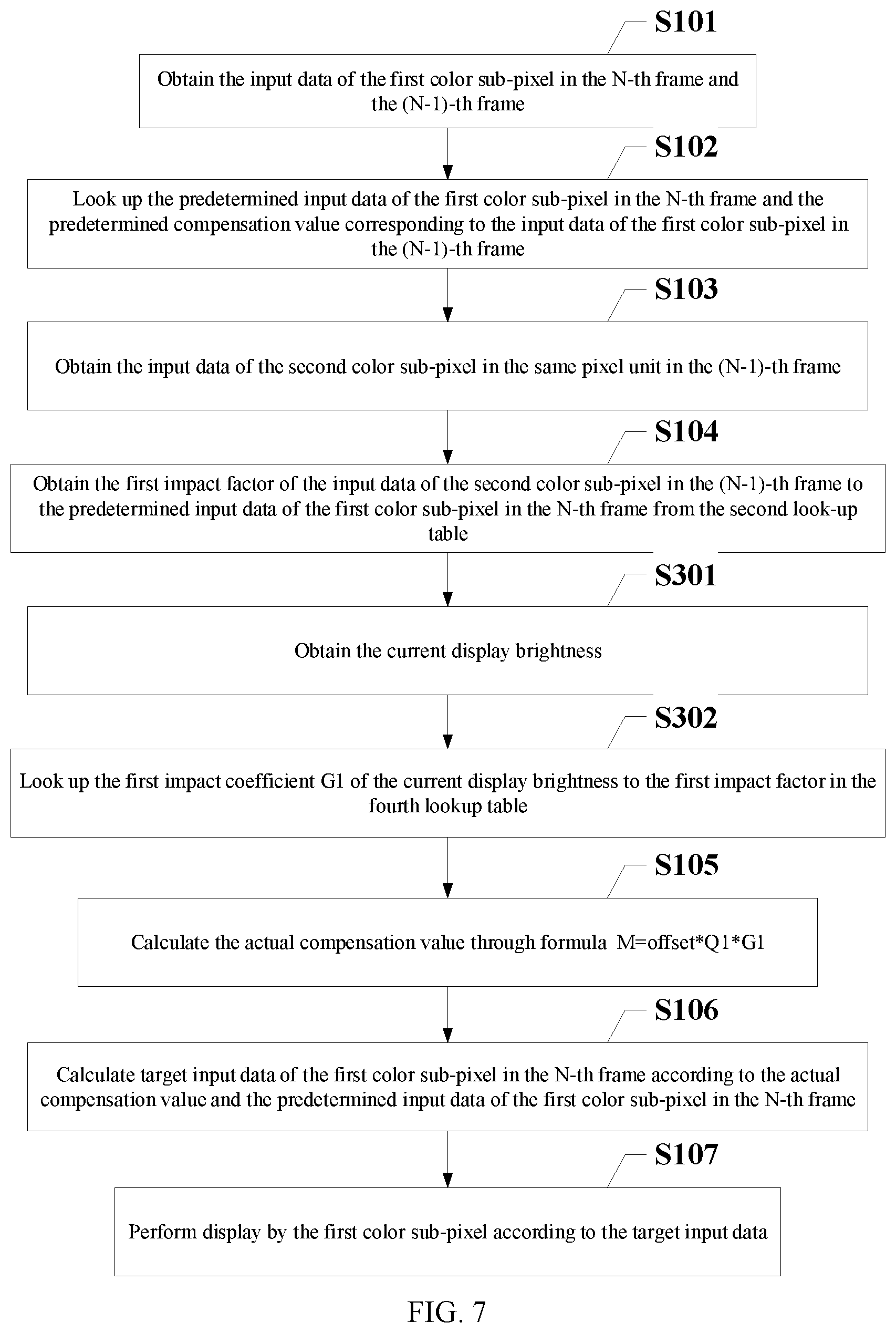 Patent US12112697 Figure 6 – Display device and display method