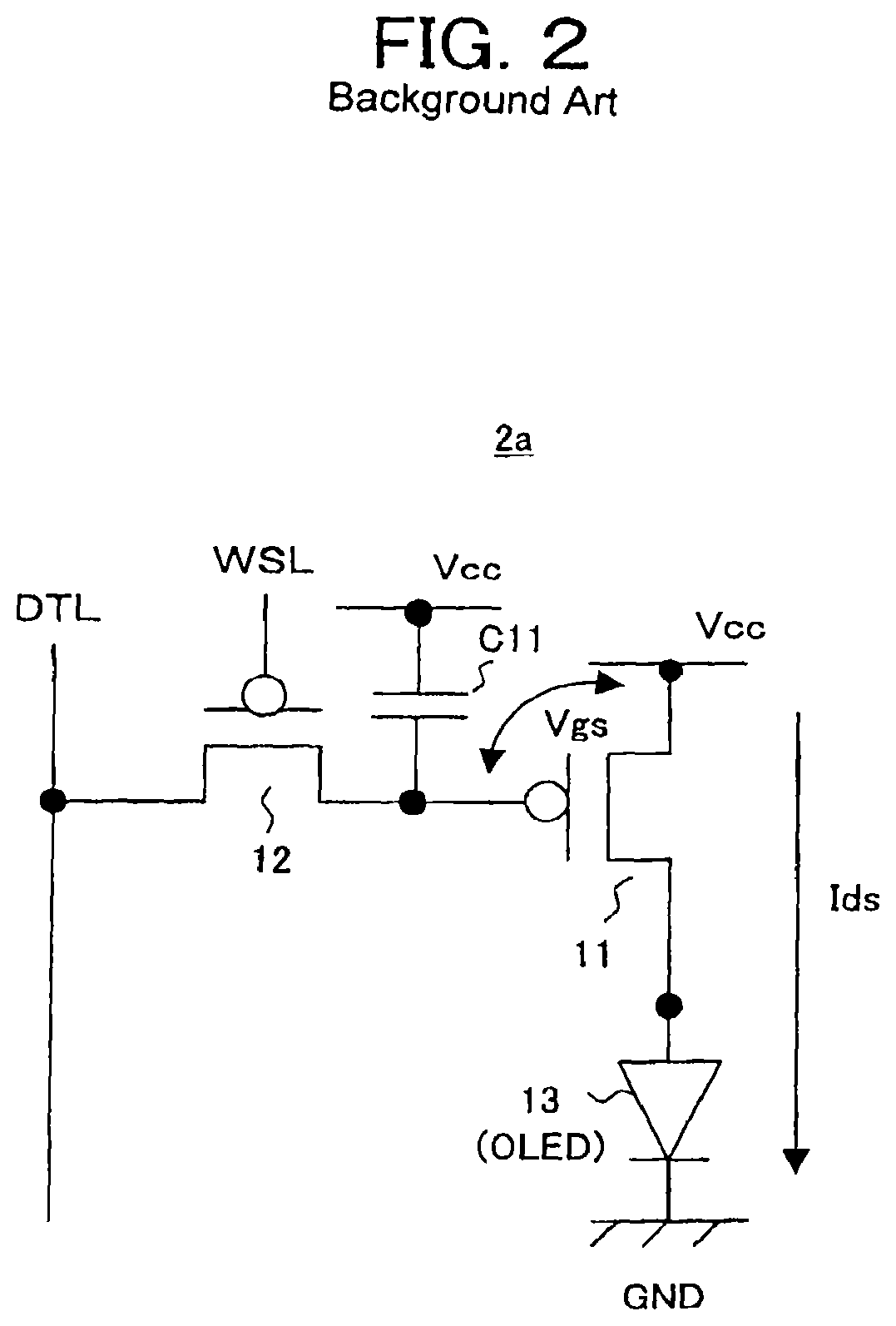 Patent US12112698 Figure 2 – Pixel circuit, display device, and method of driving pixel circuit