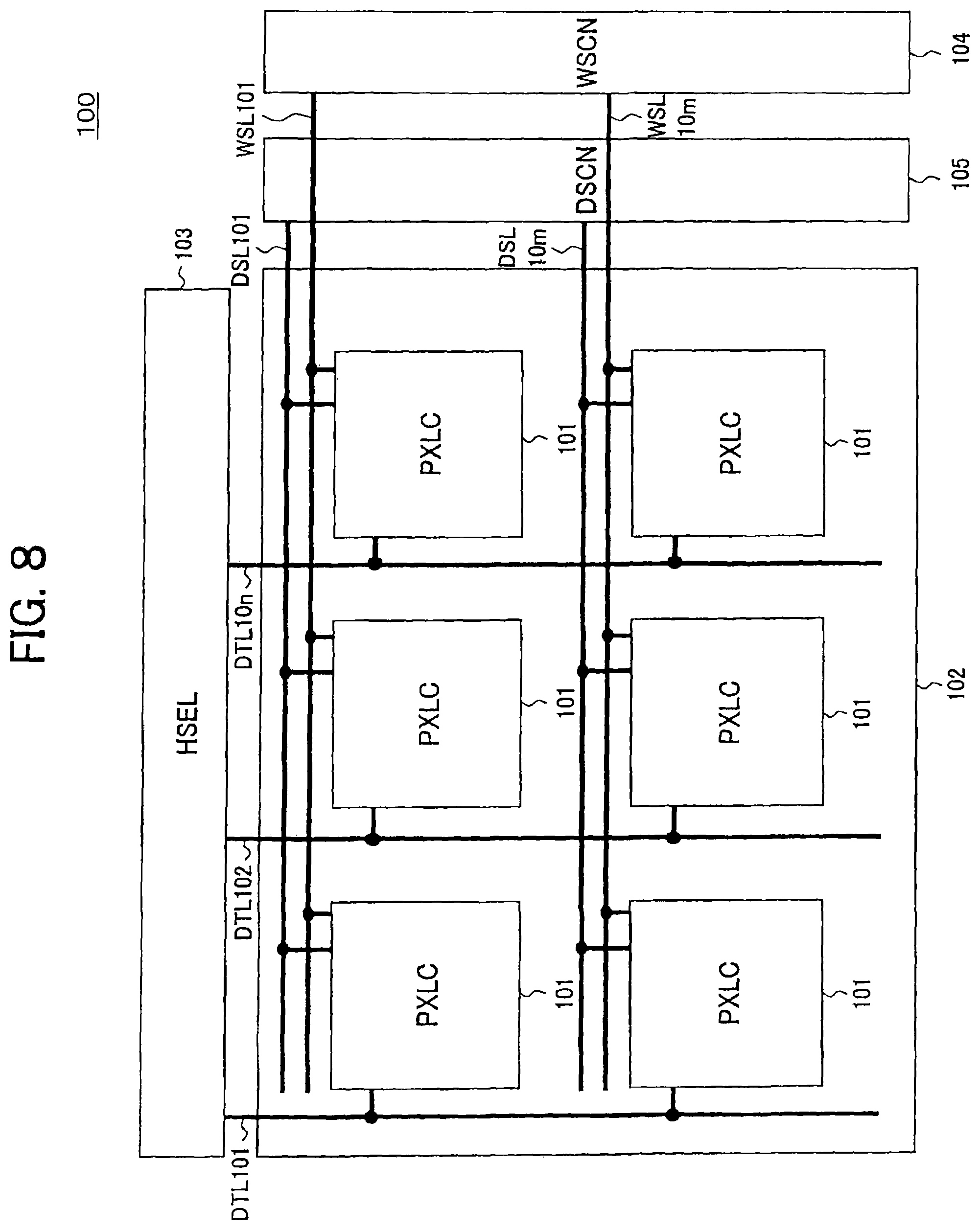 Patent US12112698 Figure 8 – Pixel circuit, display device, and method of driving pixel circuit