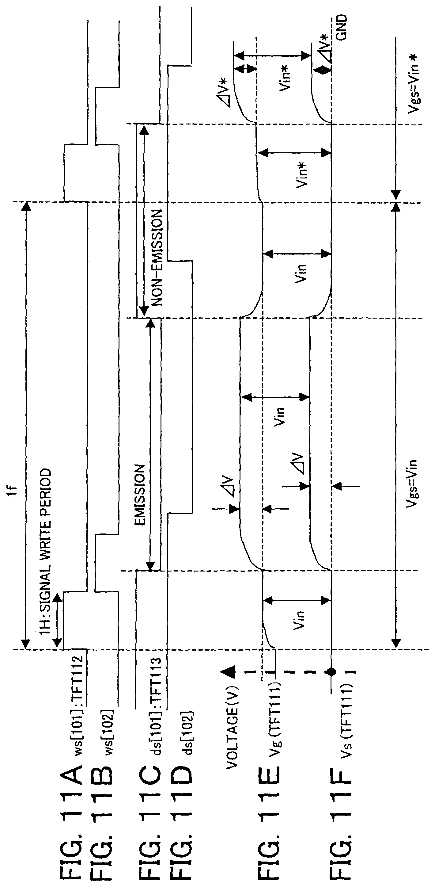 Patent US12112698 Figure 11 – Pixel circuit, display device, and method of driving pixel circuit