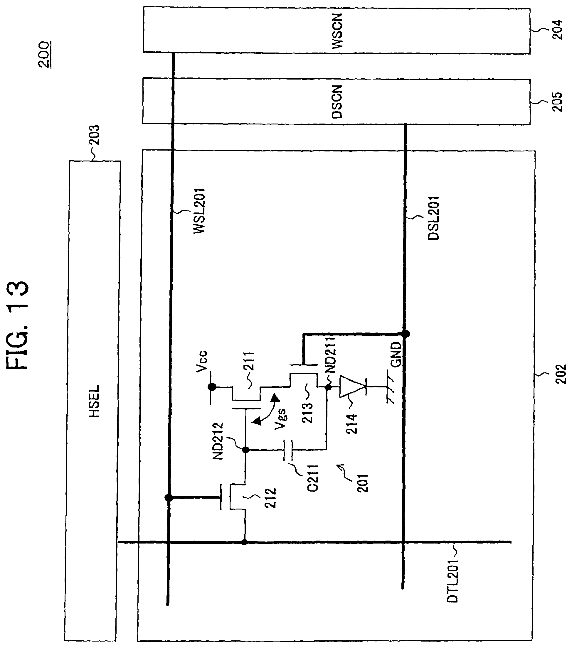 Patent US12112698 Figure 13 – Pixel circuit, display device, and method of driving pixel circuit