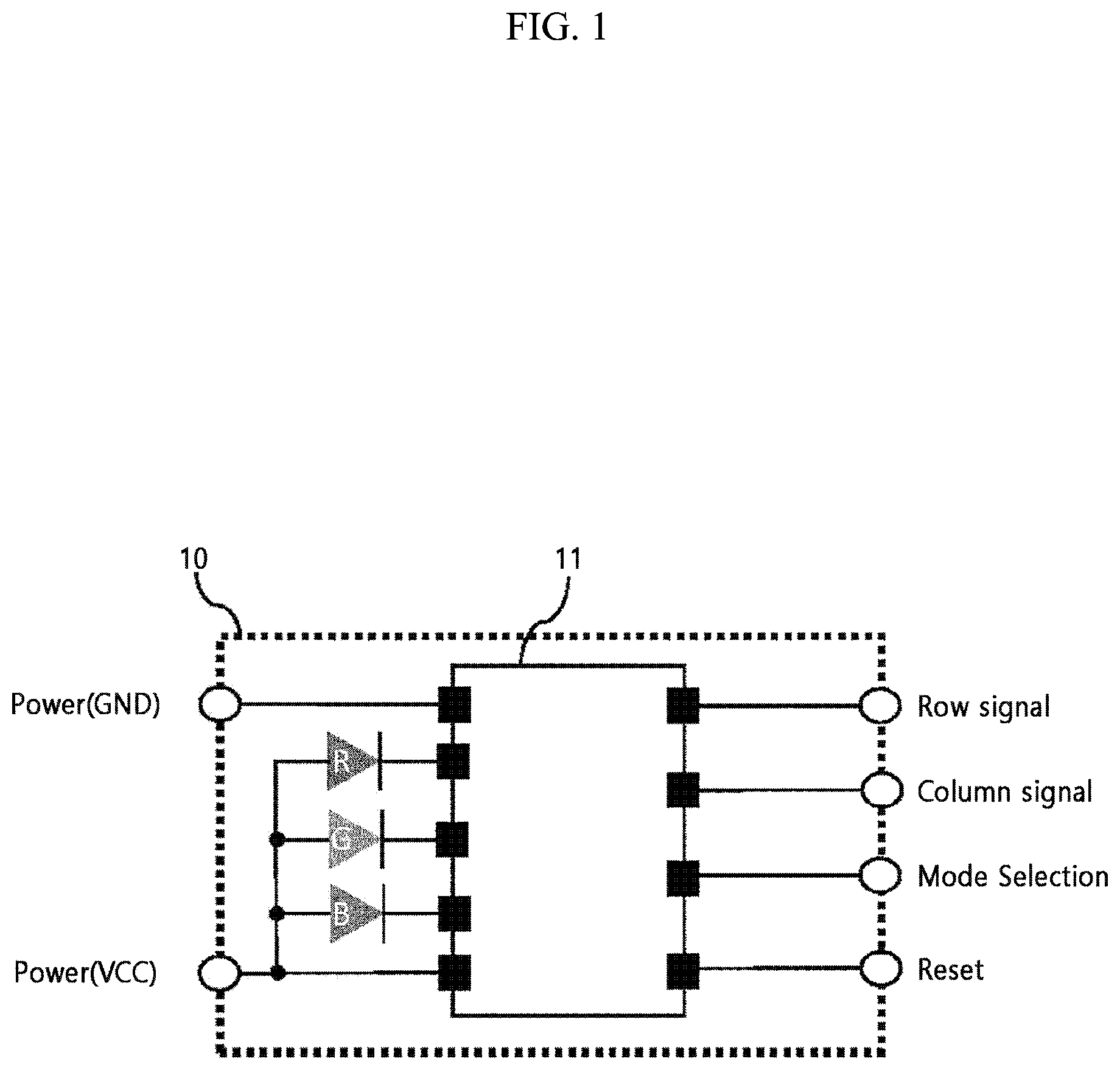 Patent US12112699 — Pixel driving circuit having reduced number of contacts — Figure 1