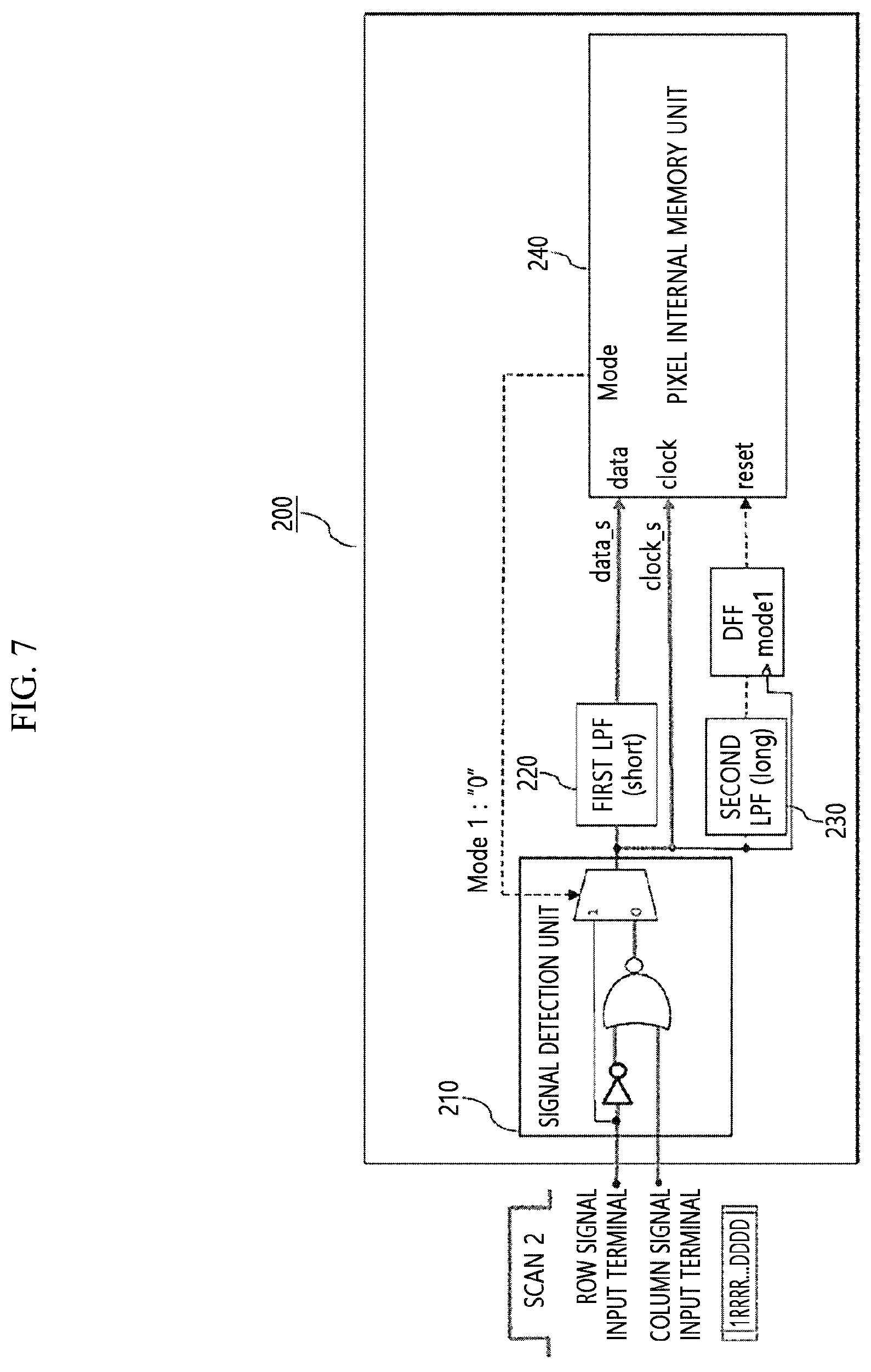 Patent US12112699 Figure 7 – Pixel driving circuit having reduced number of contacts